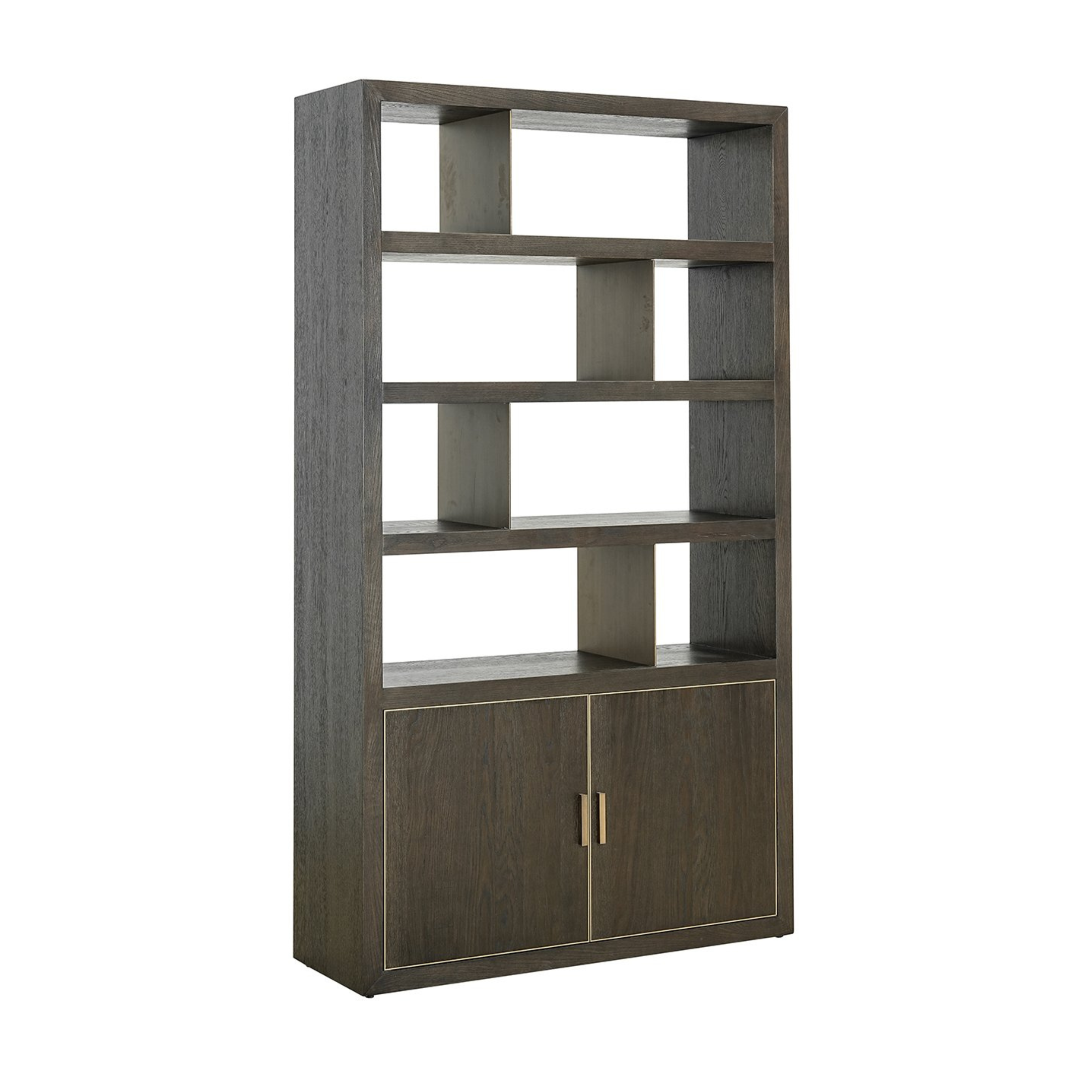 Regal RIVERTREE dunkelbraun Eiche