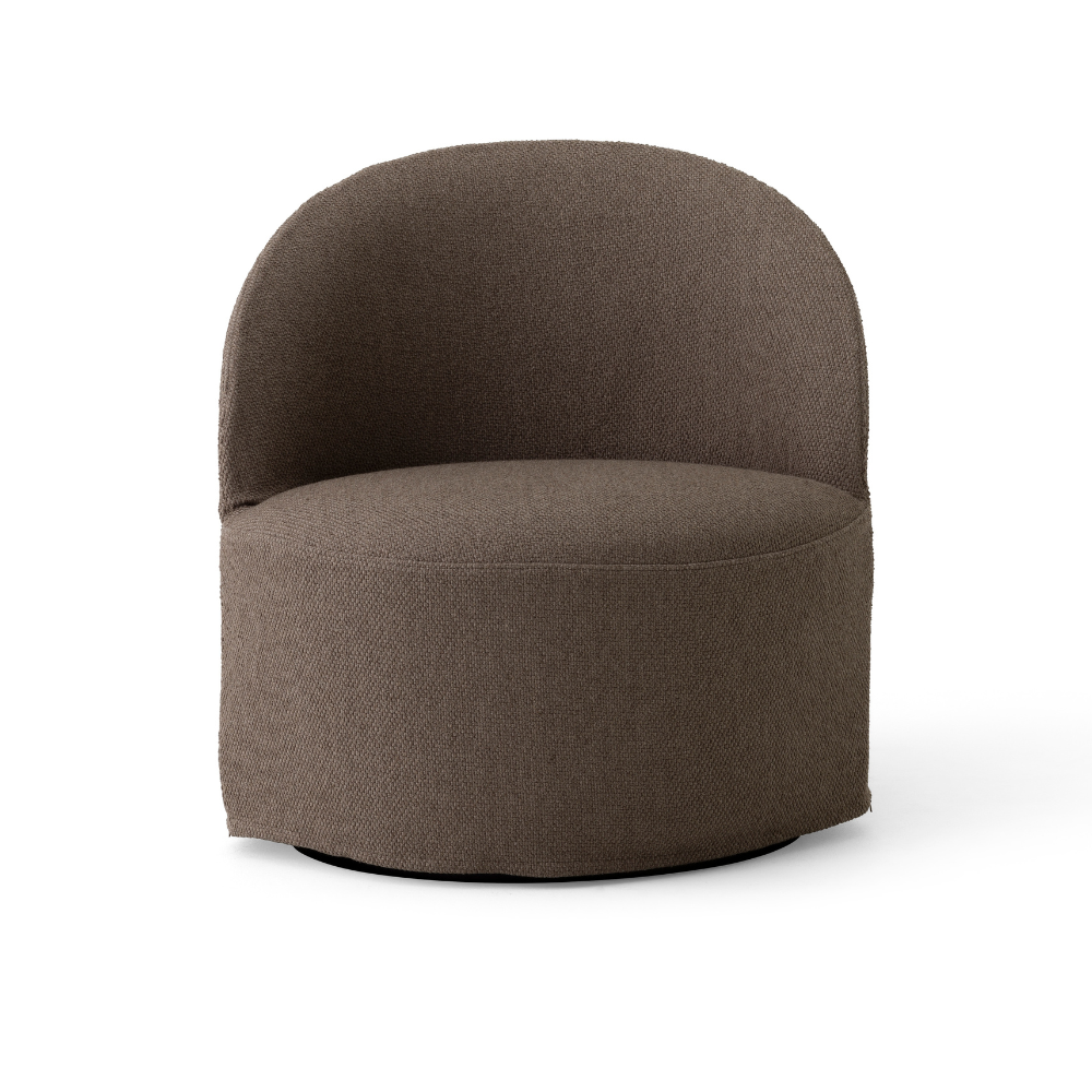 TEAROOM brown swivel armchair