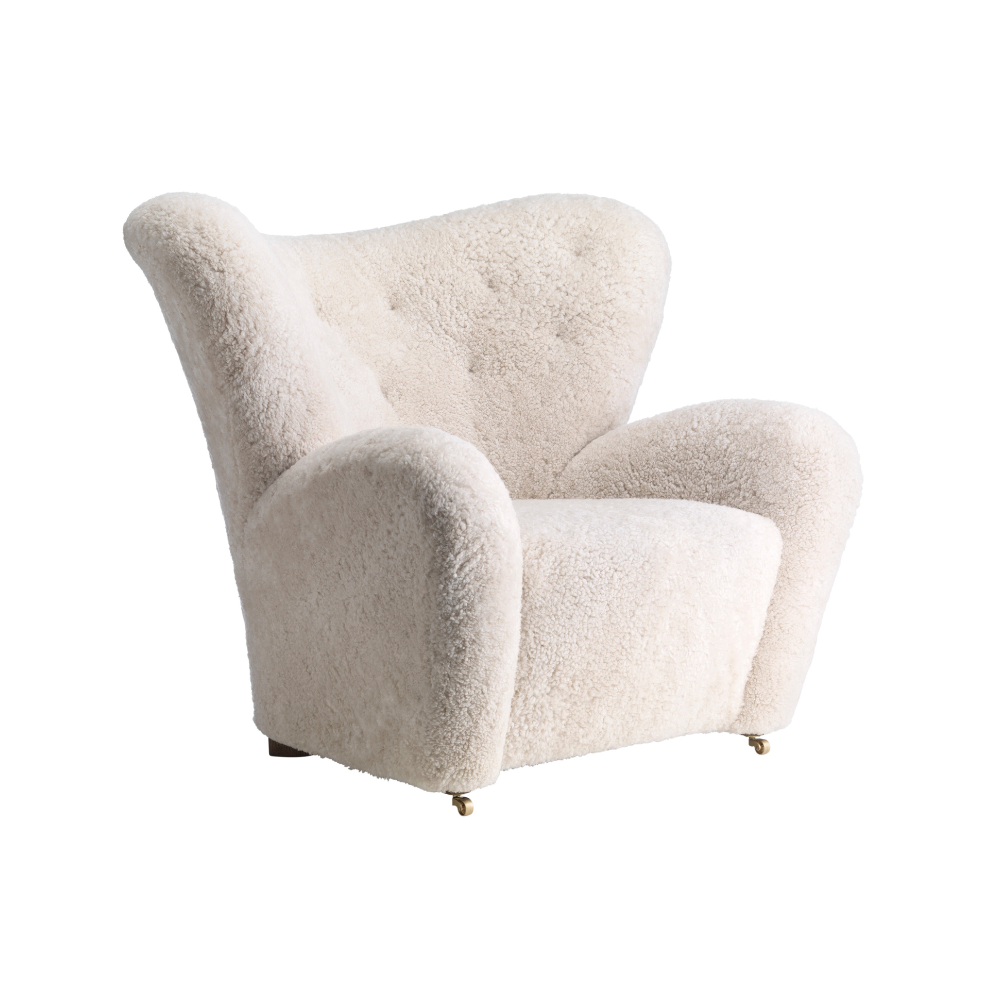 Fauteuil DE MOEDE MAN schapenvacht