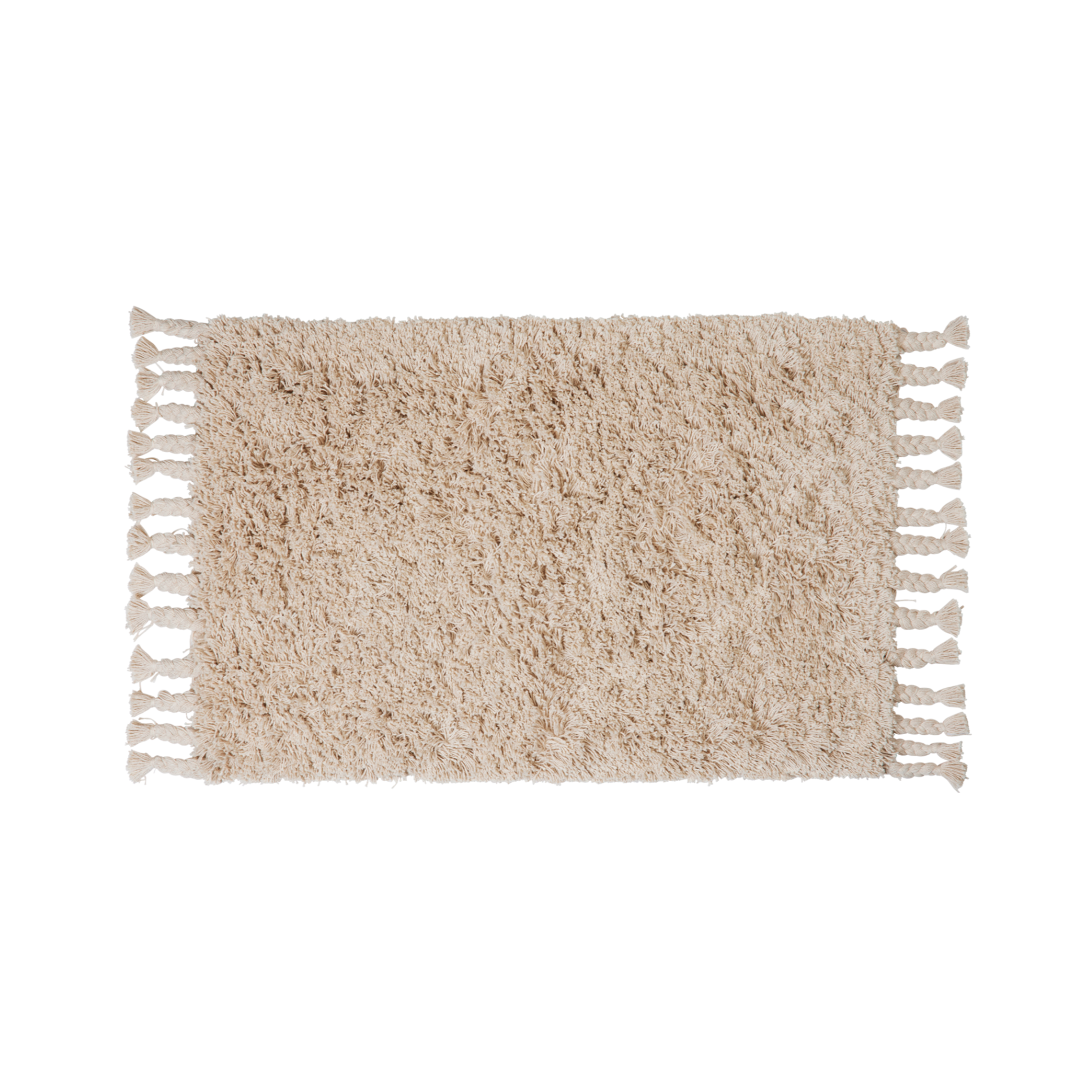 AMASS LONG PILE beige badmat met lange haren