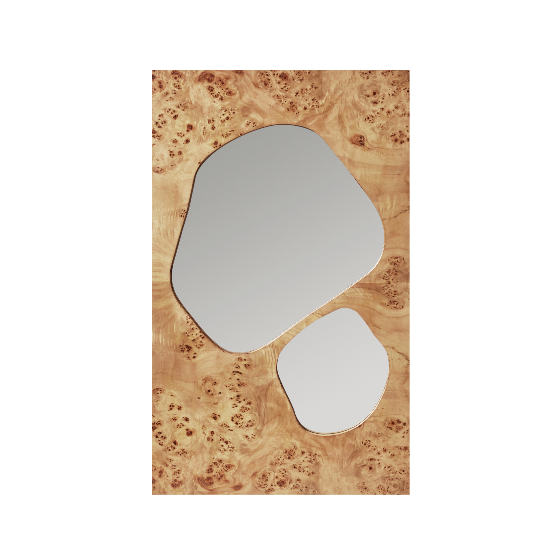 FOLIA Mirror in Poplar Wood