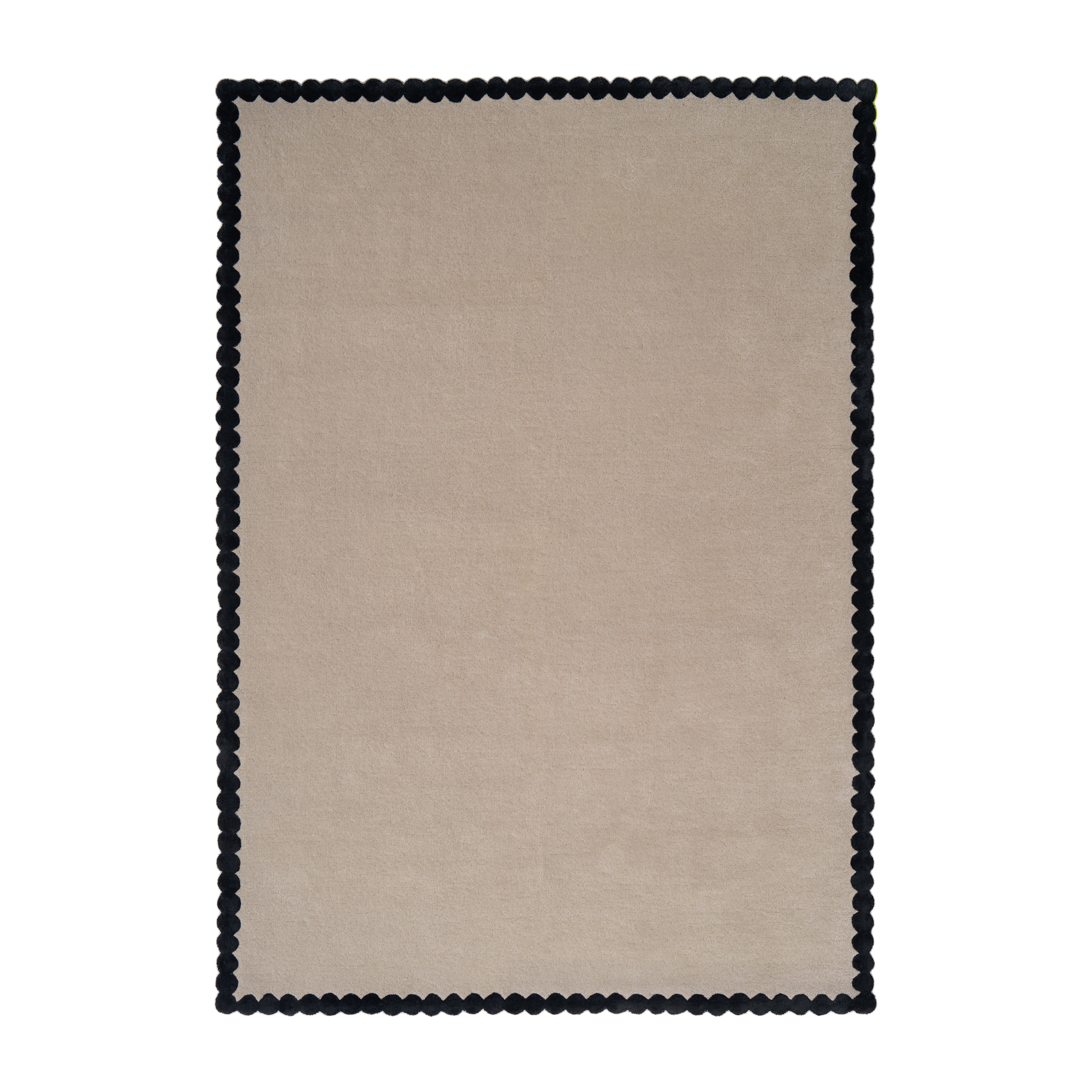 Teppich LAILA beige mit Schwarz