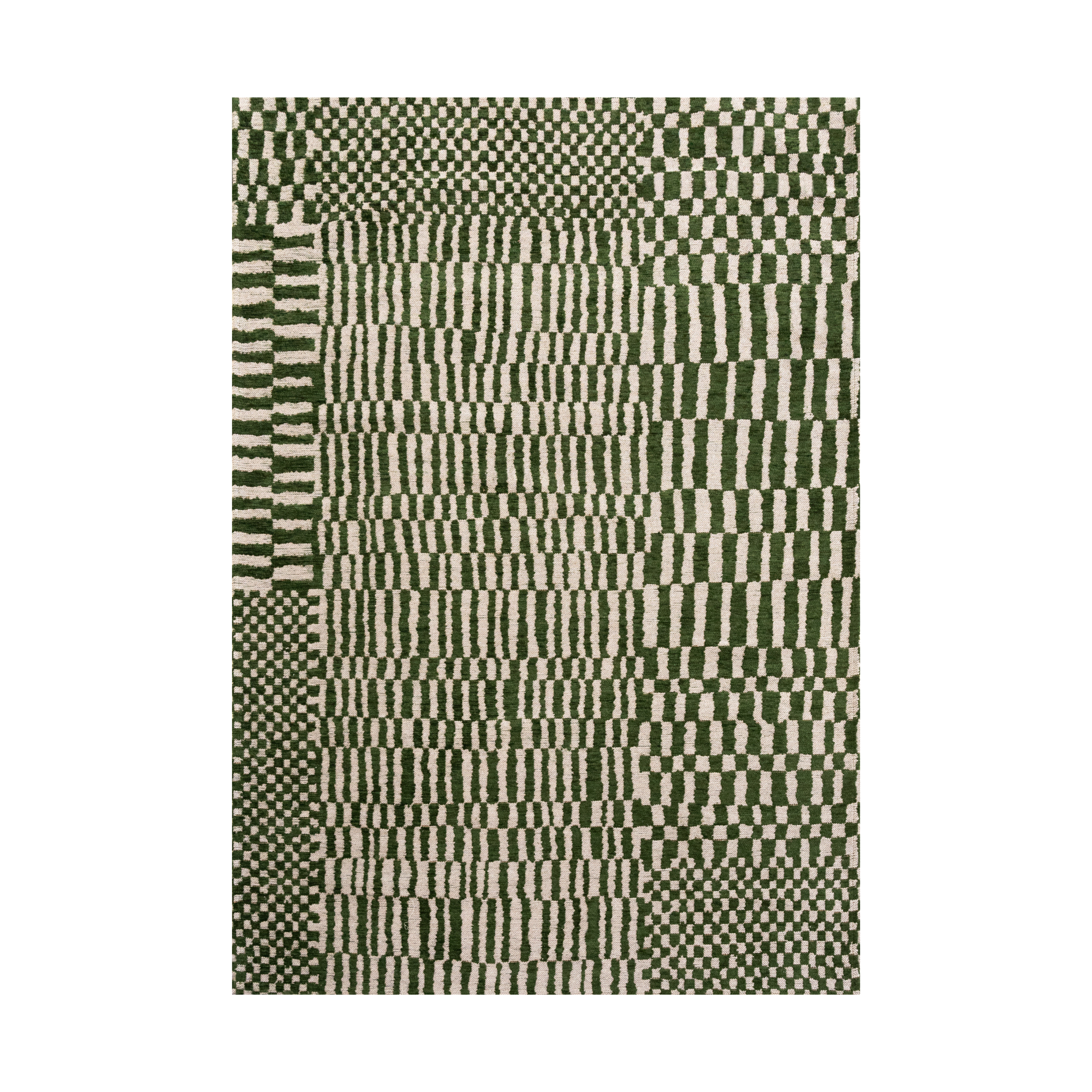 Vloerkleed BERBER OASIS groen-beige