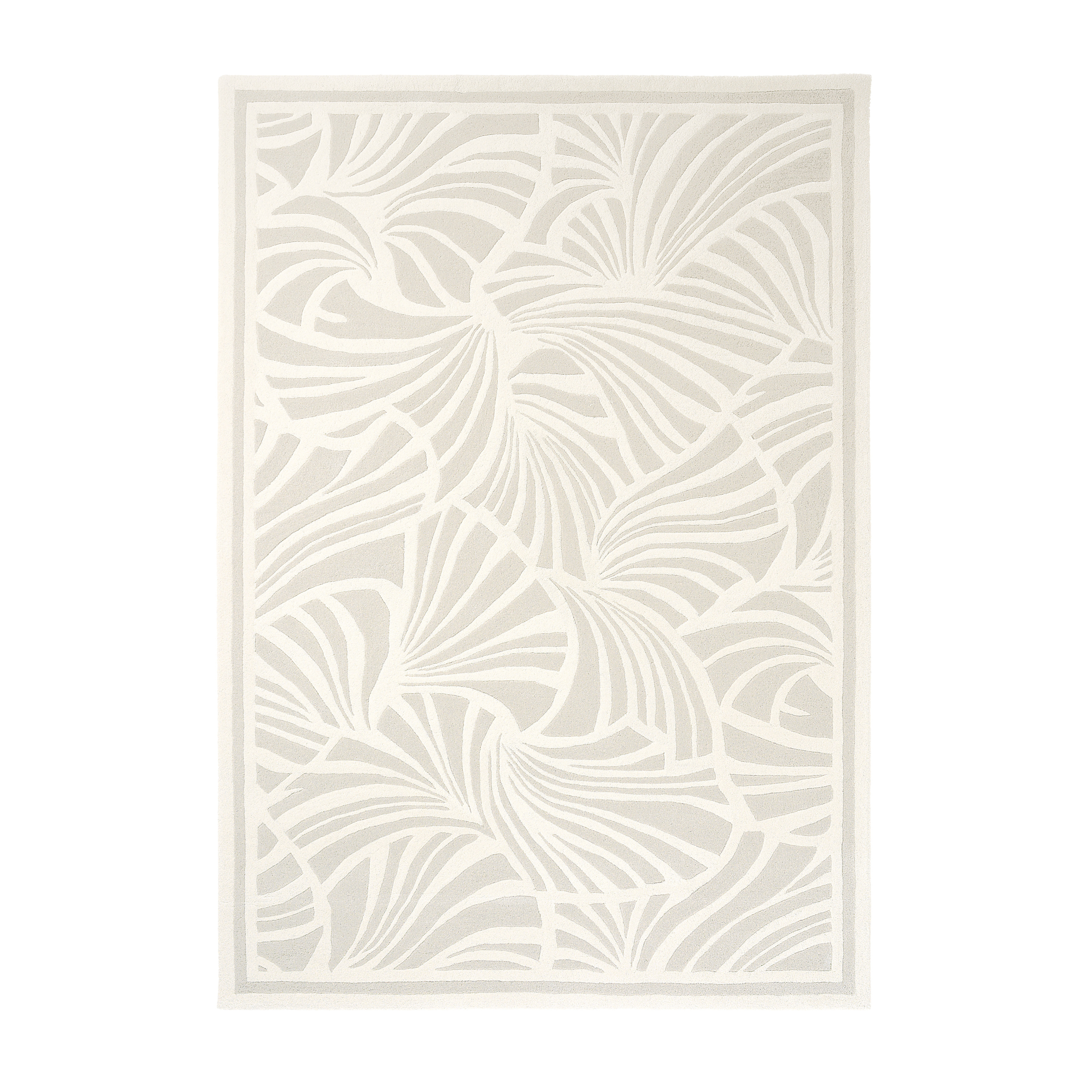 Teppich JAPANESE FANS beige