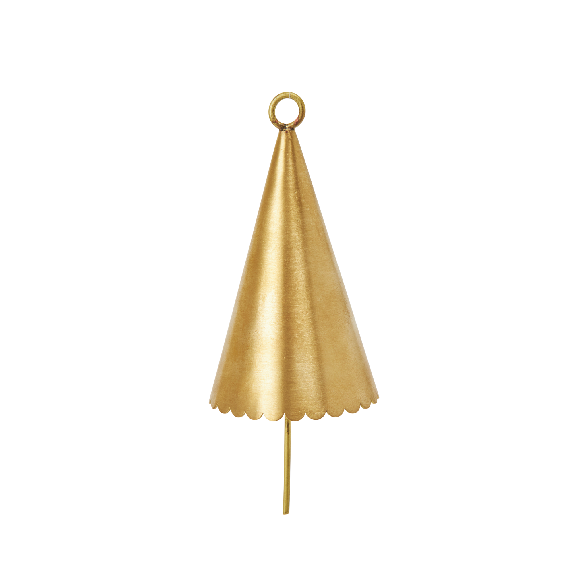 CONE BELL kerstdecoratieset van messing