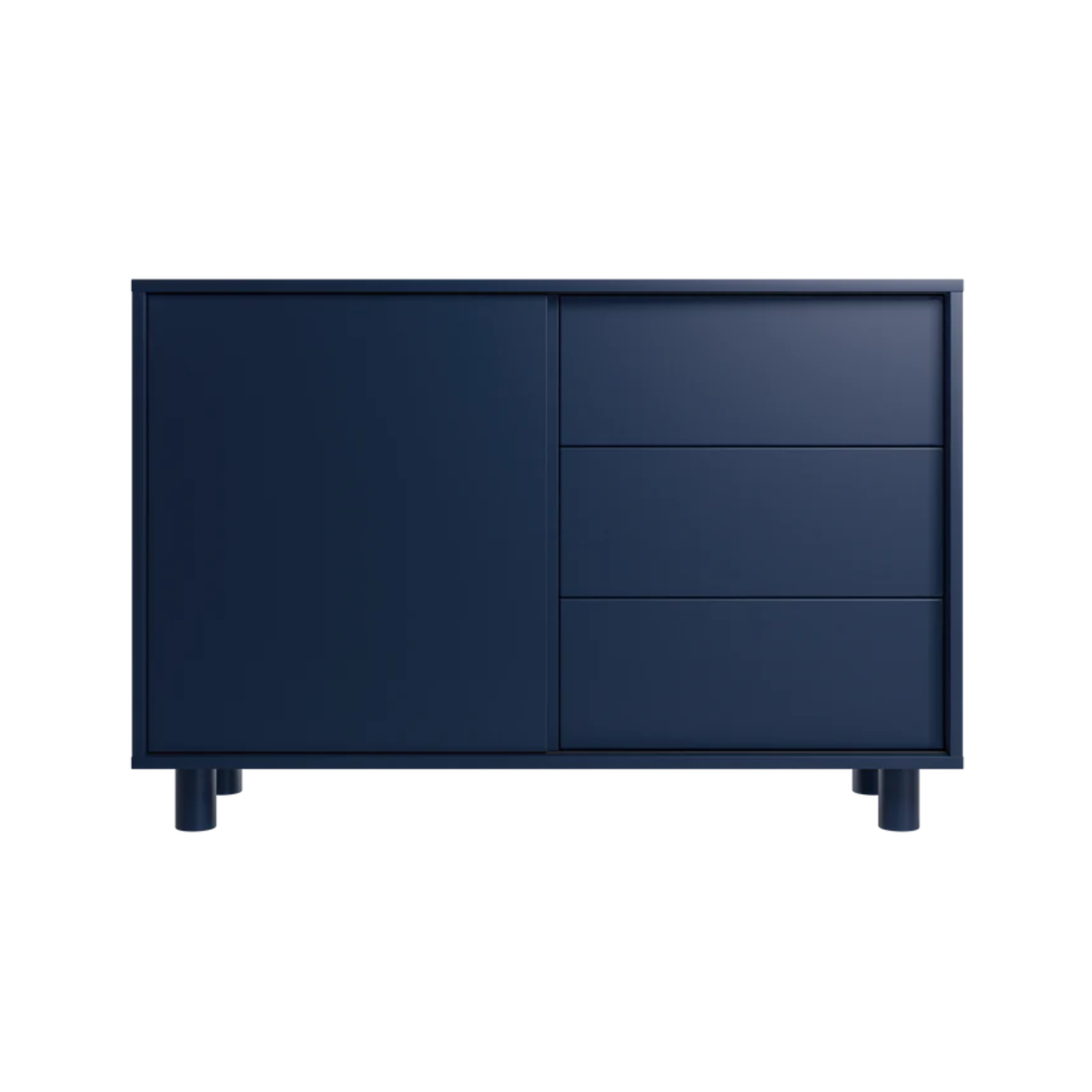 PAC cobalt blue chest of drawers