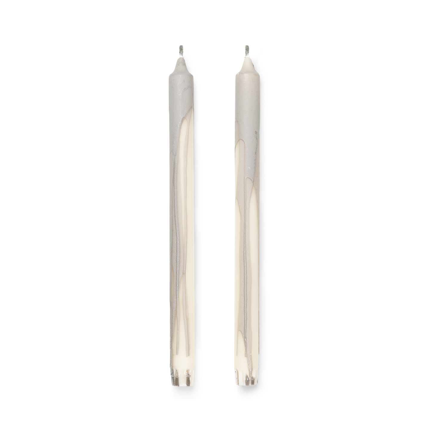 DRYP beige and gray candle set