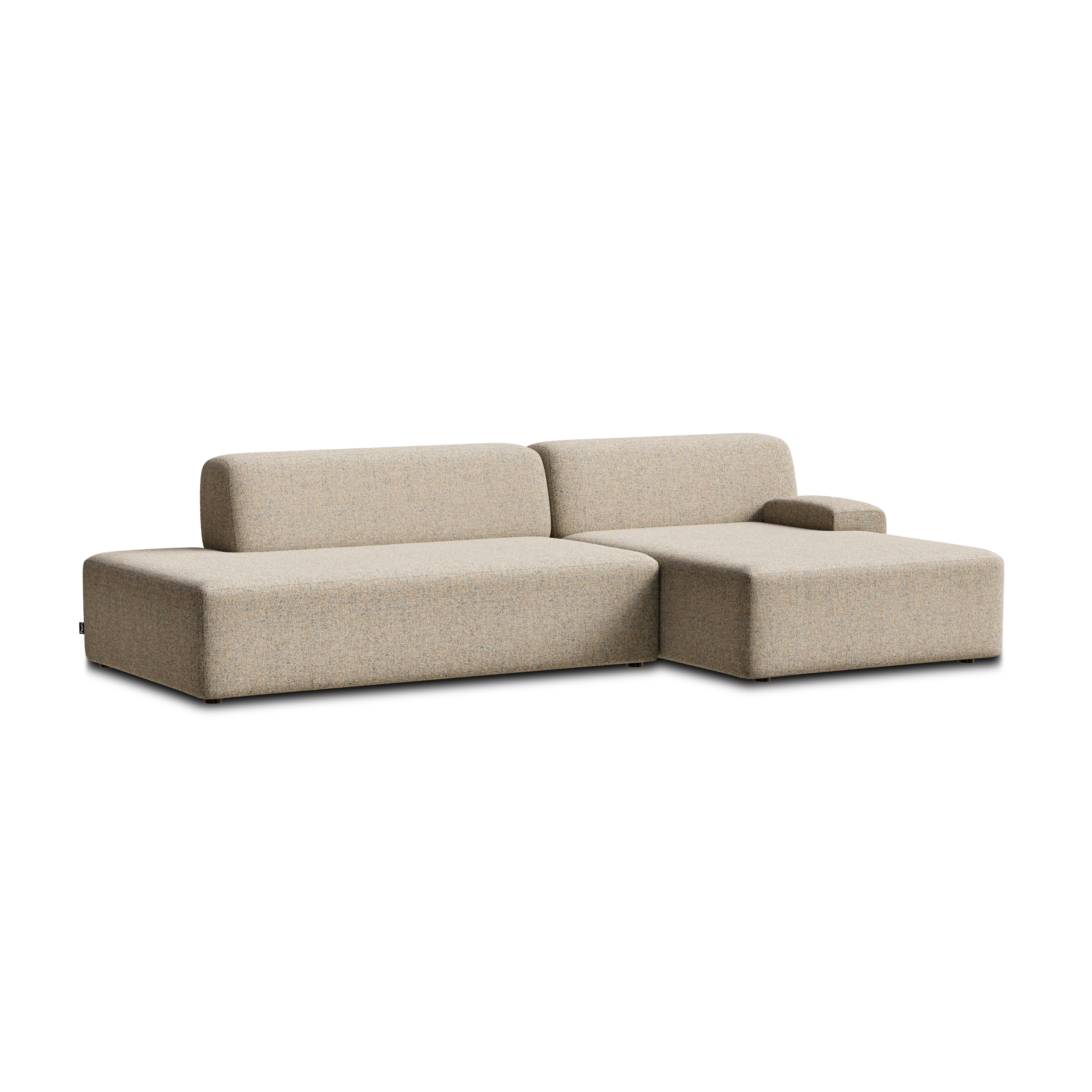 Open right-sided modular corner sofa UMI beige