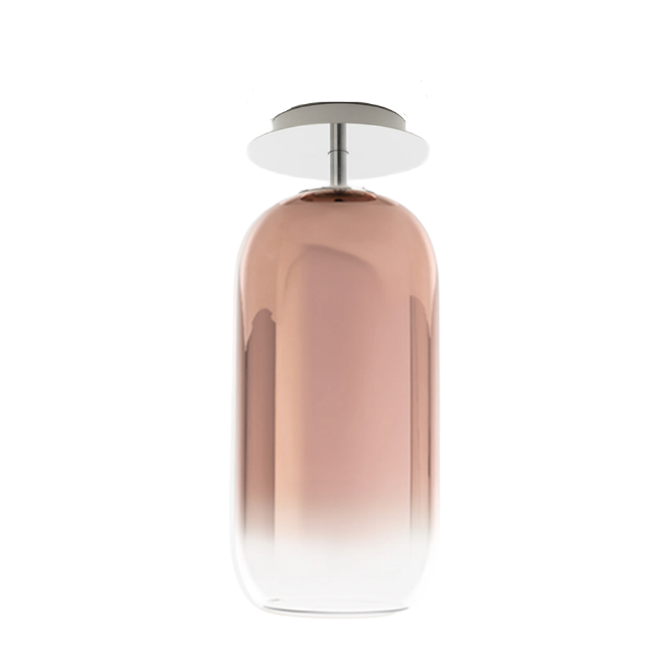 Deckenlampe GOPLE kupfer mit silbernem Finish