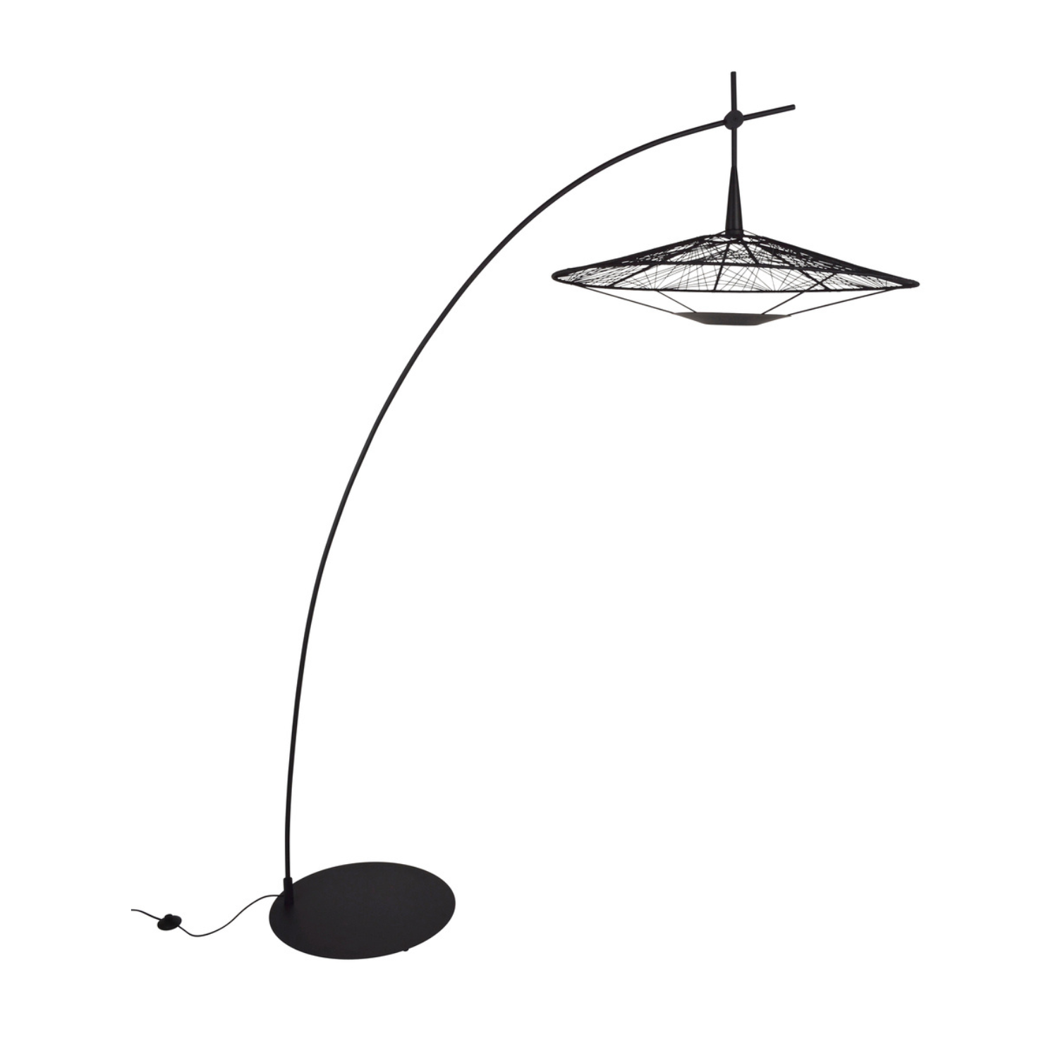 CARPA black arc floor lamp