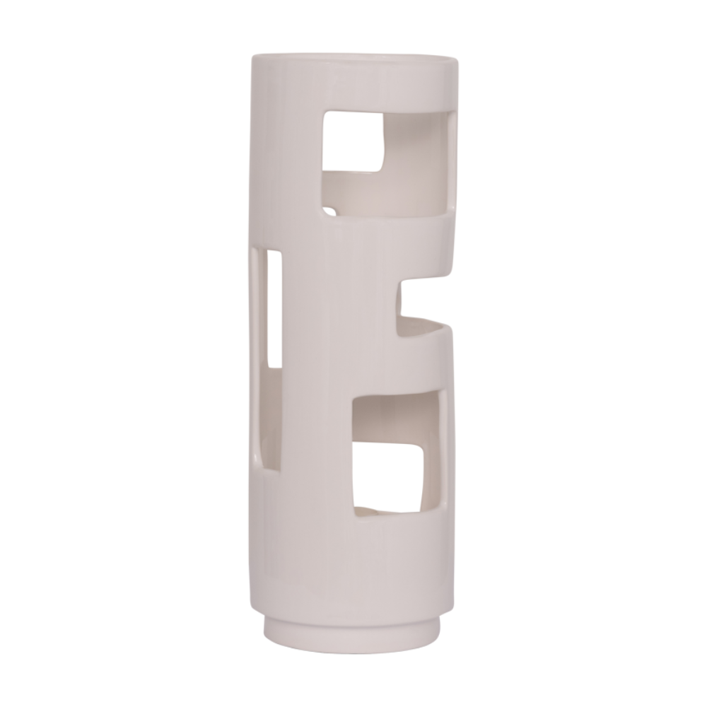 Tafellamp LUDICO witte keramiek