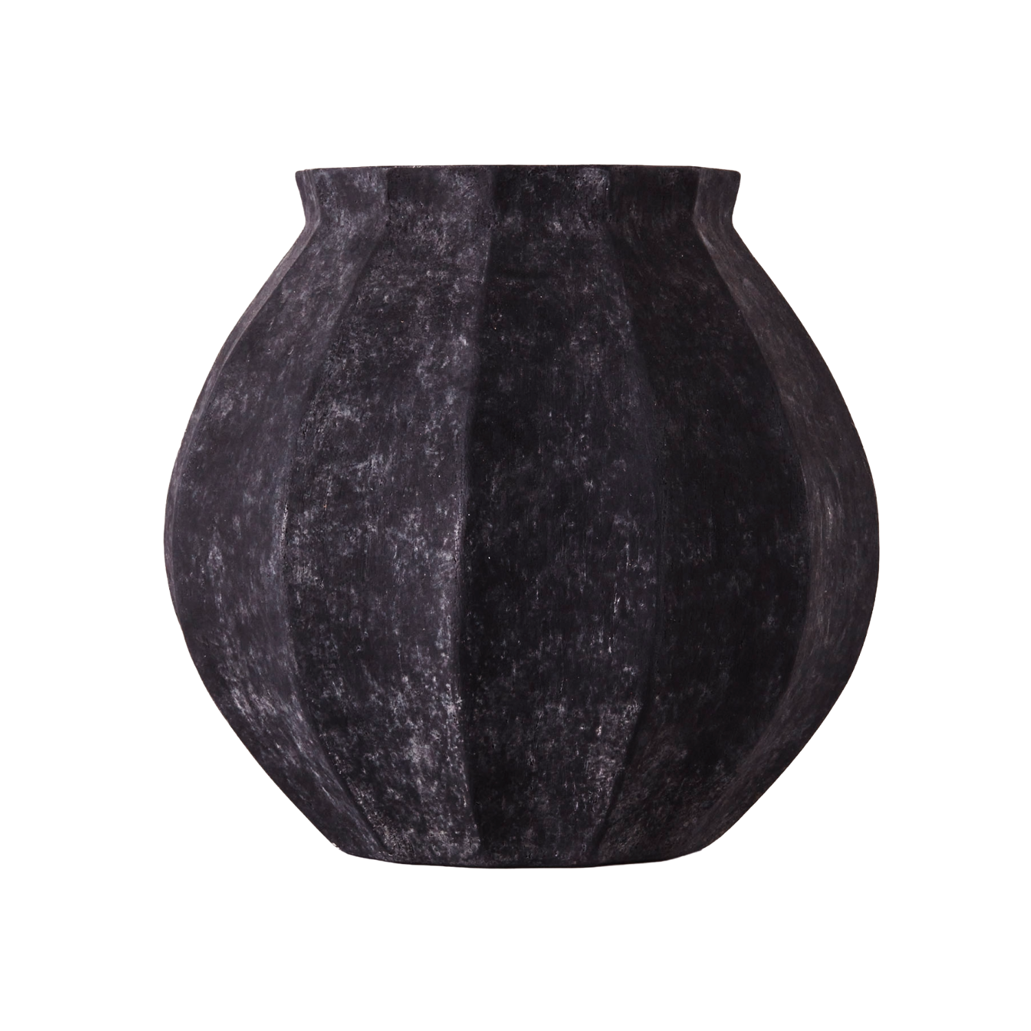 Vaas WEDGES zwarte keramiek