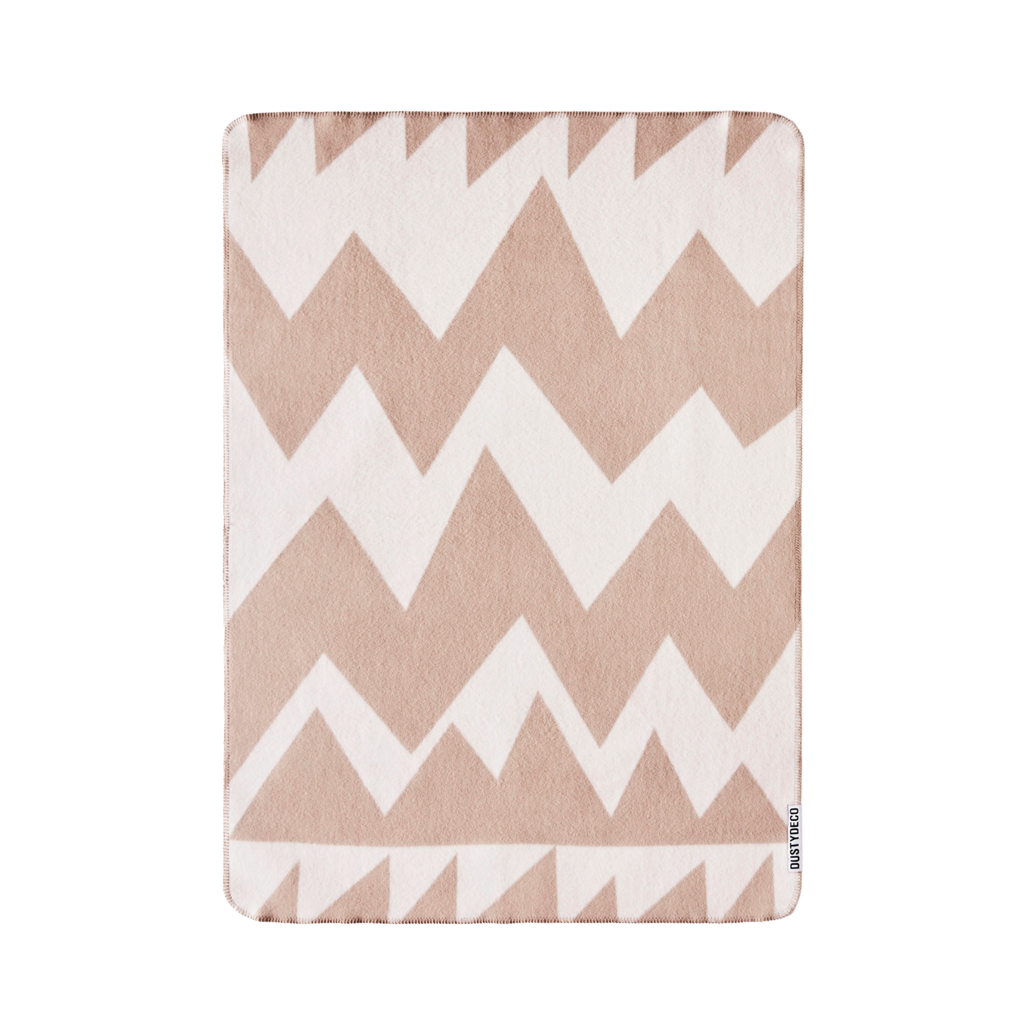 Koc ZIG ZAG beige mit Creme