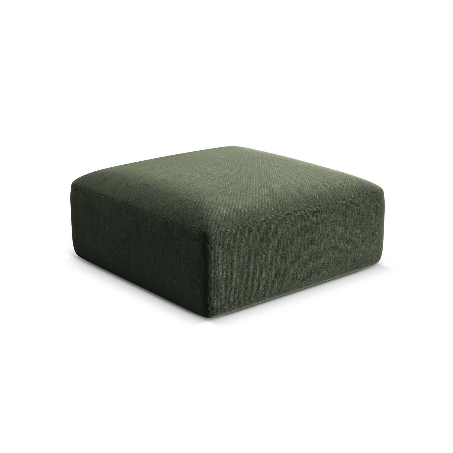 Green Velvet Pouf CAMPI