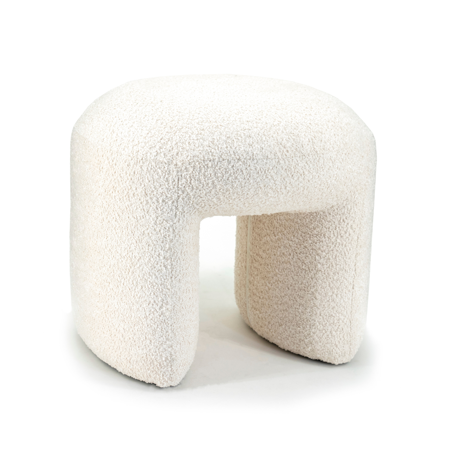 Puf SAHI crèmekleurig