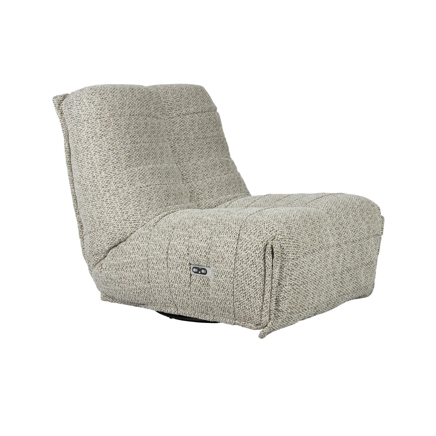 Uitschuifbare fauteuil HAMILTON grijs gemêleerd