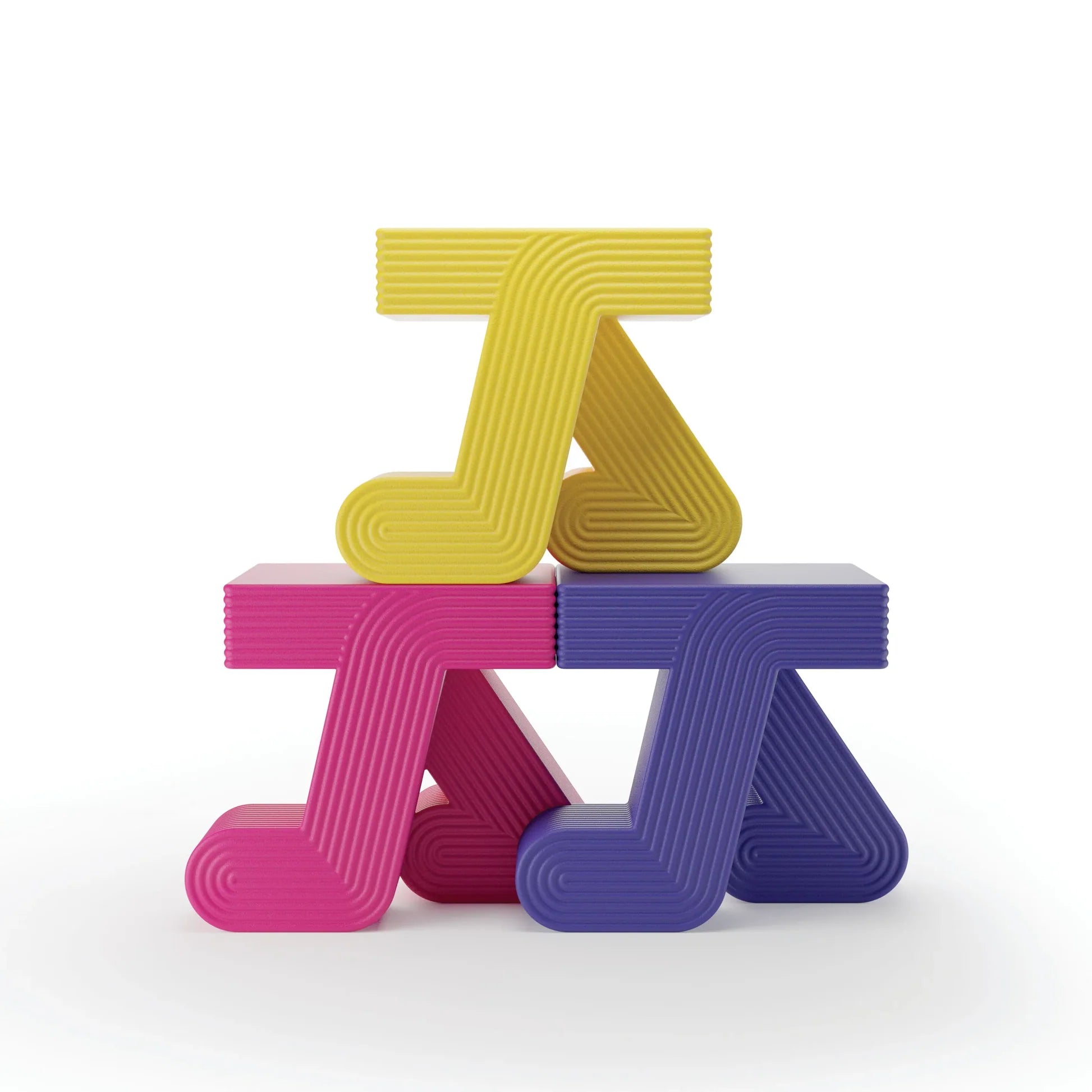 Tuin bijzettafel WALKING blauw