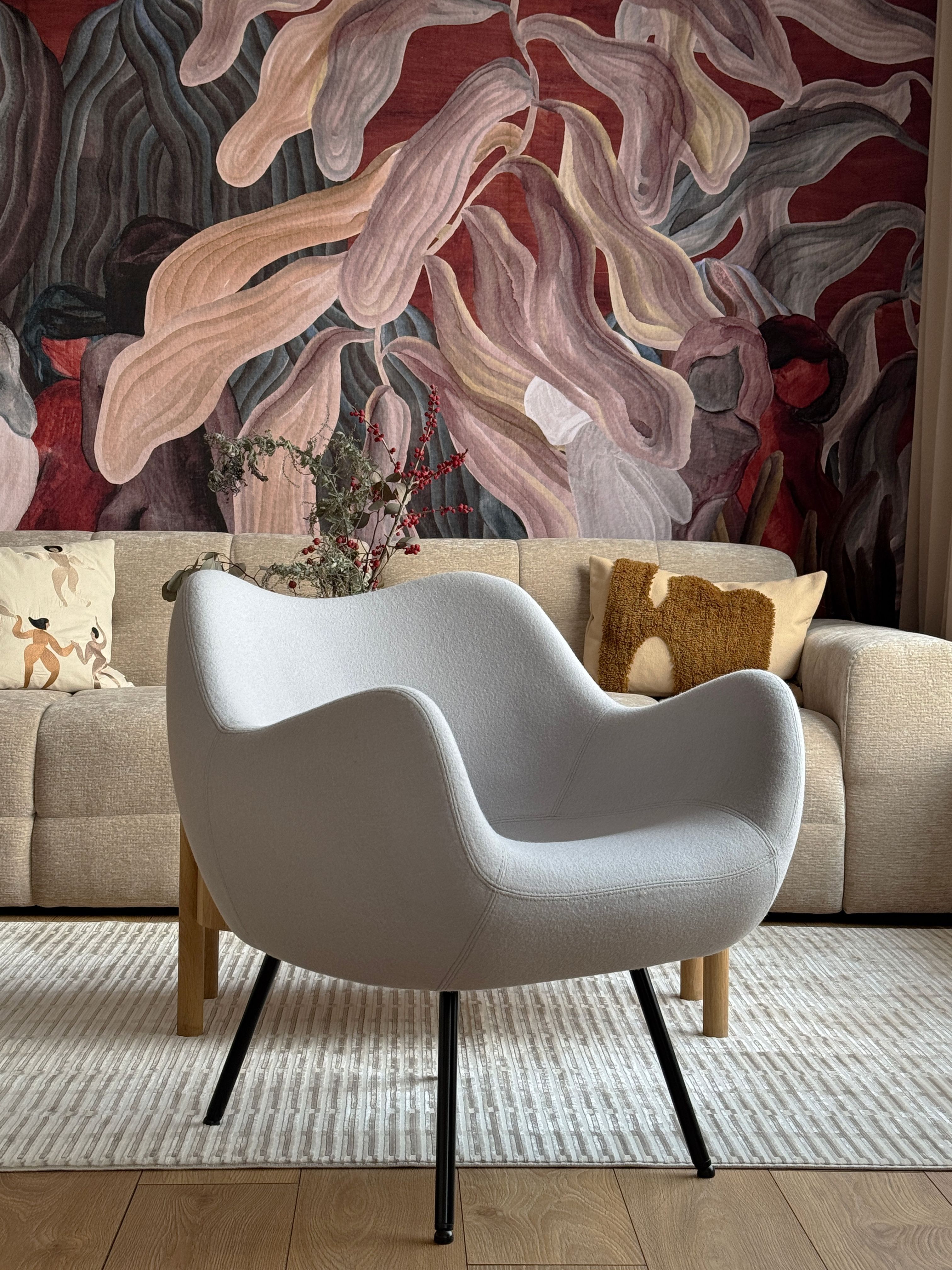 Fauteuil RM58 CLASSIC SOFT beige - showroommodel