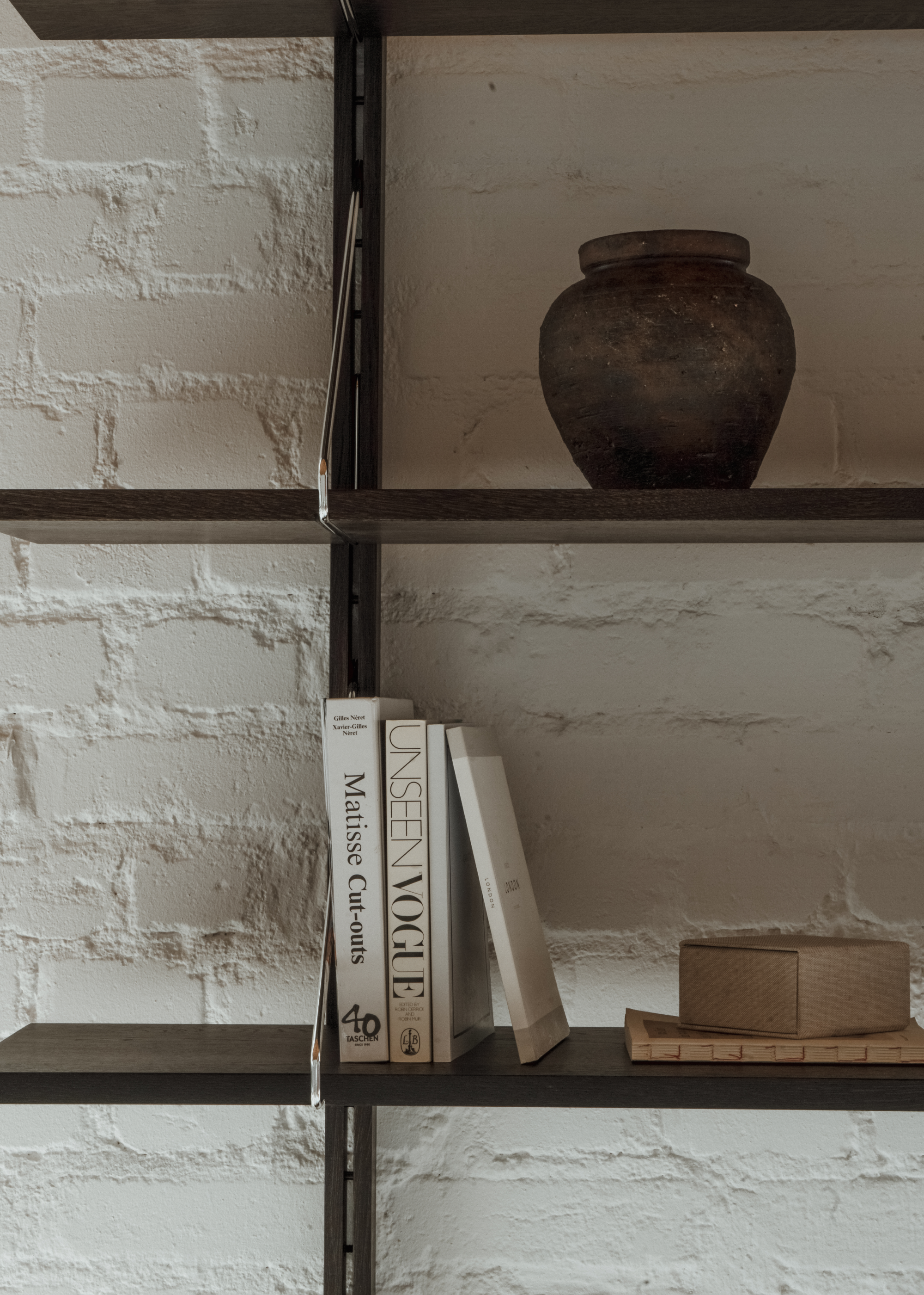 Wandrek RODD DUO van eikenhout in ebbenhout