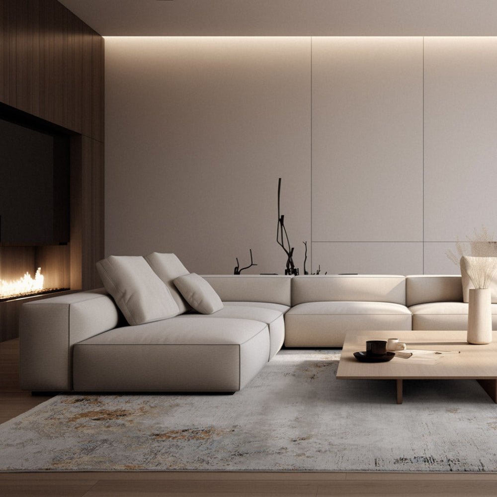 TAPijt ROYAL grijs met blauw en bruin