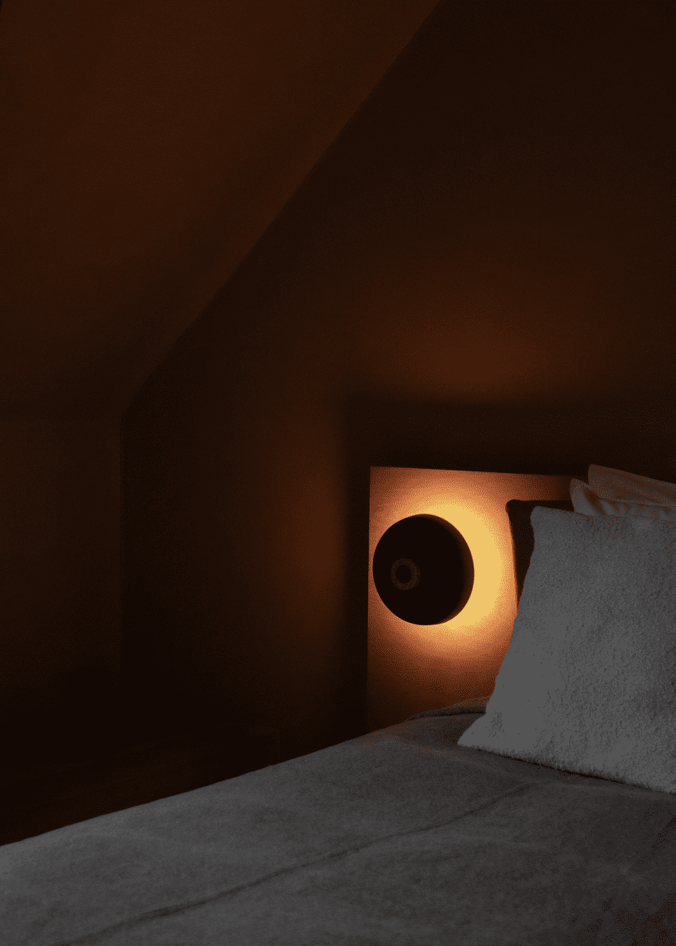 Wandlamp REVERSE bruin aluminium