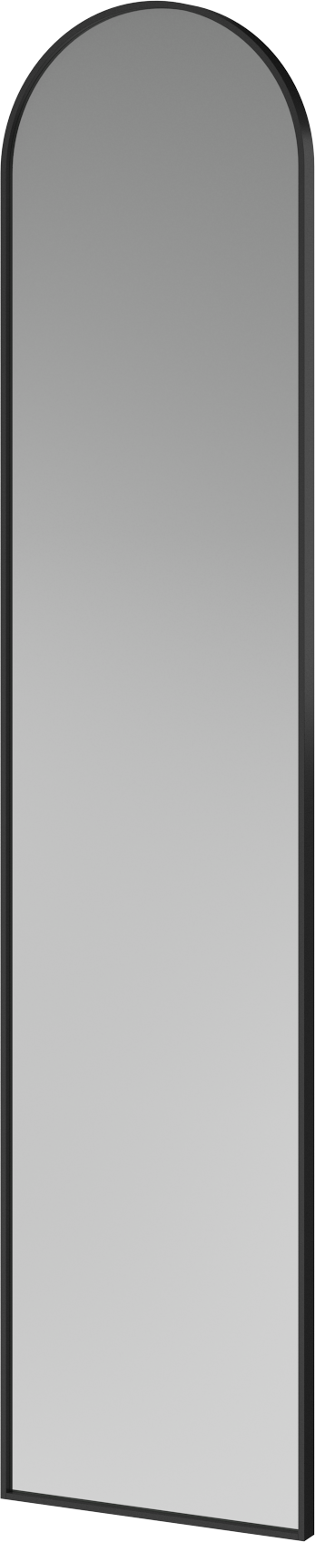 Ripple -Spiegel mit einem schwarzen Rahmen