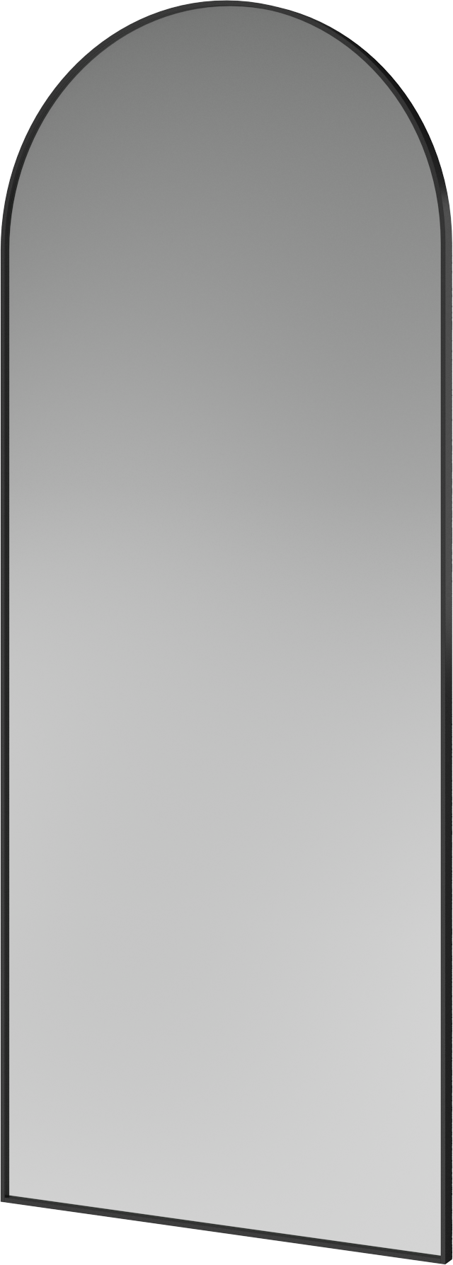 Ripple -Spiegel mit einem schwarzen Rahmen