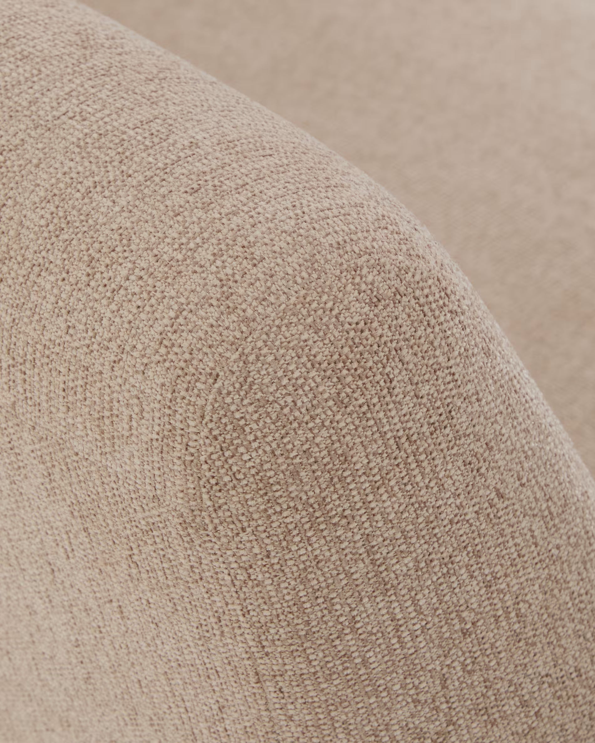 3-seater Sofa AMSEN light brown with walnut plywood and steel base