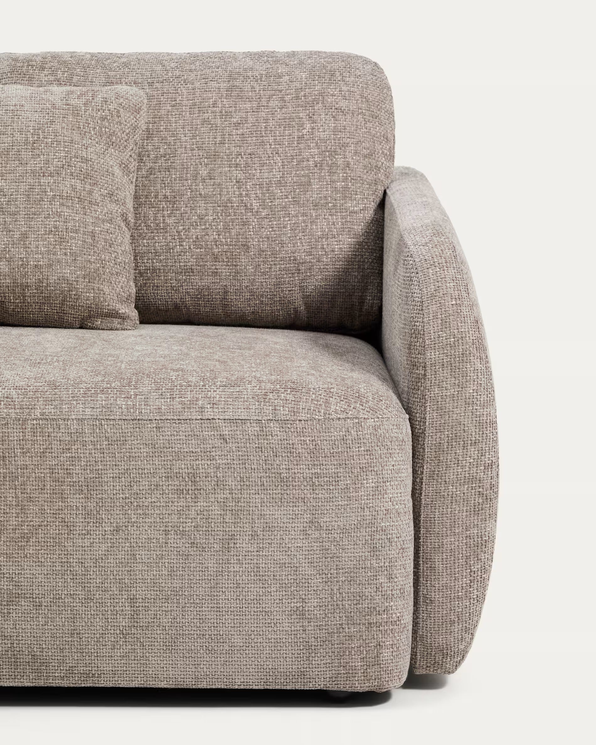 3-seater sofa with sleeping function LAIRA taupe