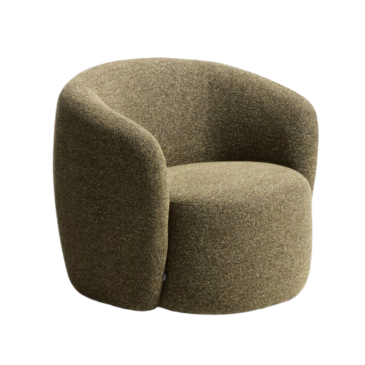 Draaistoel ODENIA olijfgroene boucle