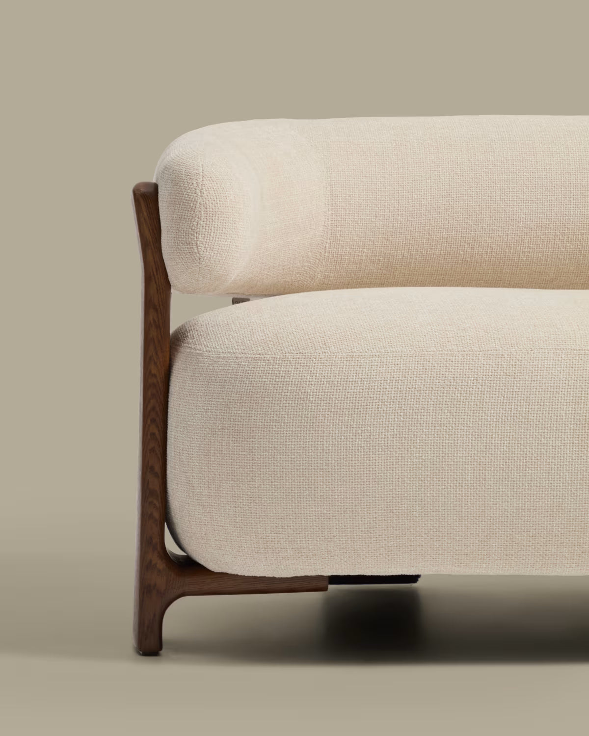 Sofa 2-zits GRANITE beige chenille