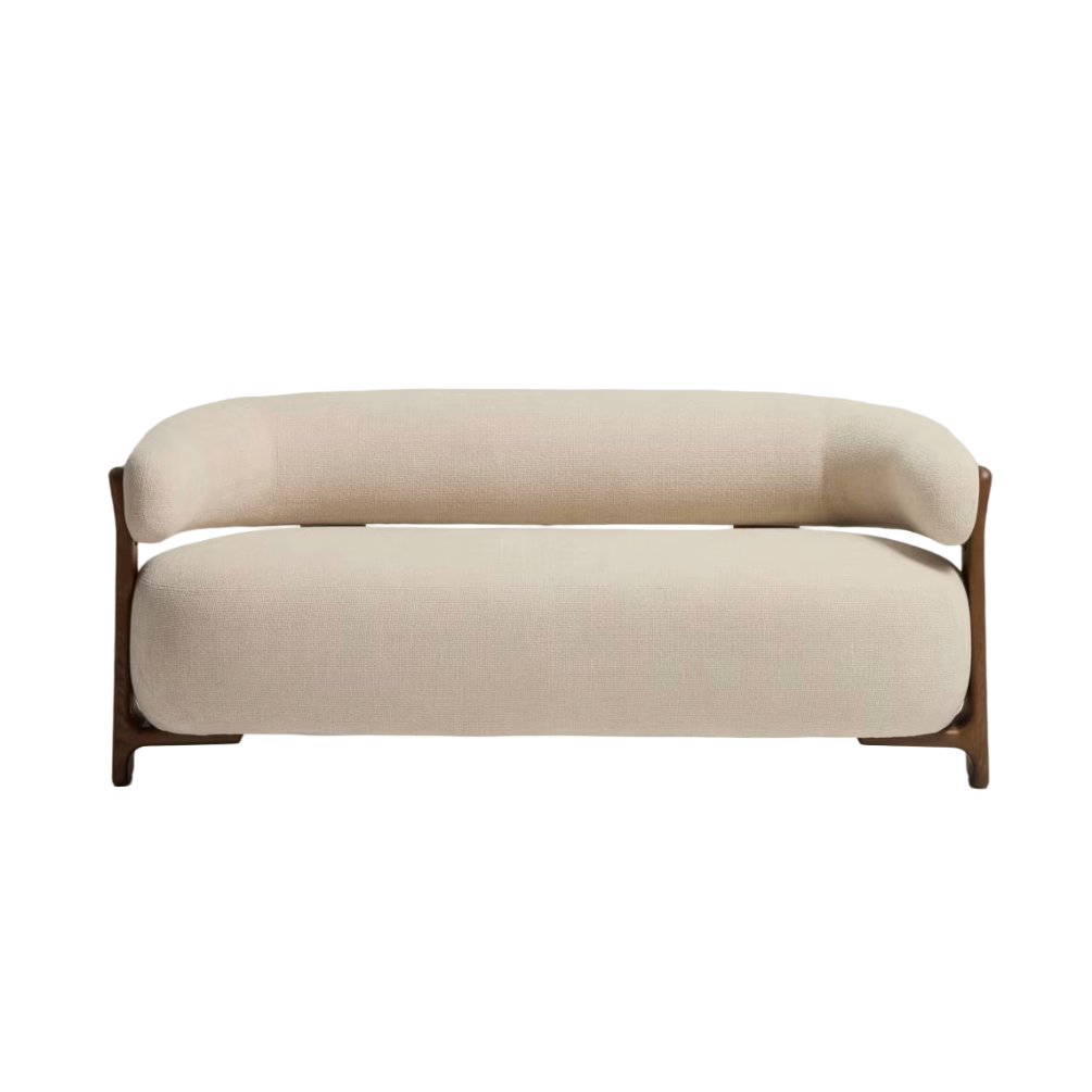 Sofa 2-zits GRANITE beige chenille