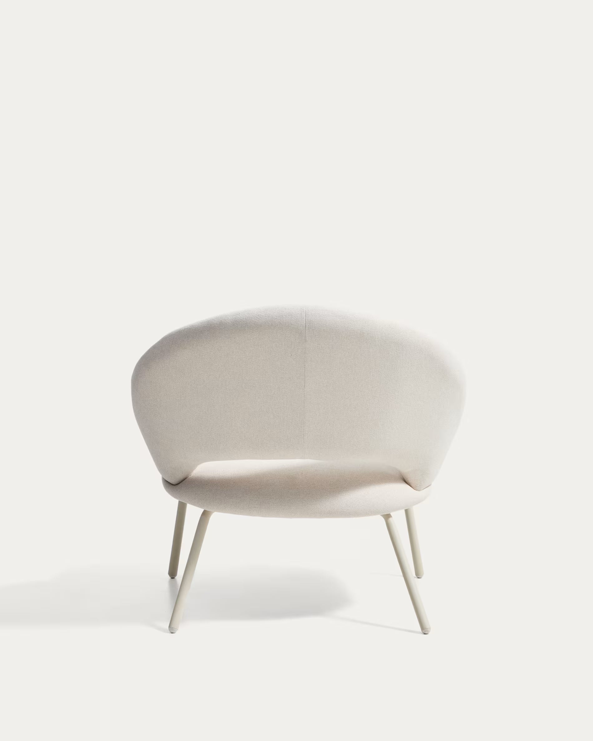 Fotel BONALI beżowy szenil do salonu – Kave Home