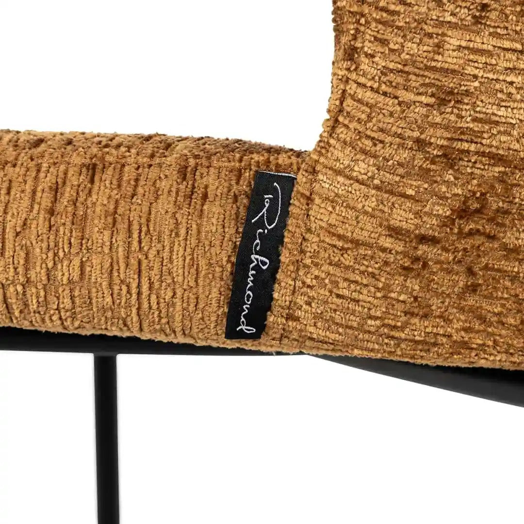 Hoge barkruk DARBY bruin met zwarte voet