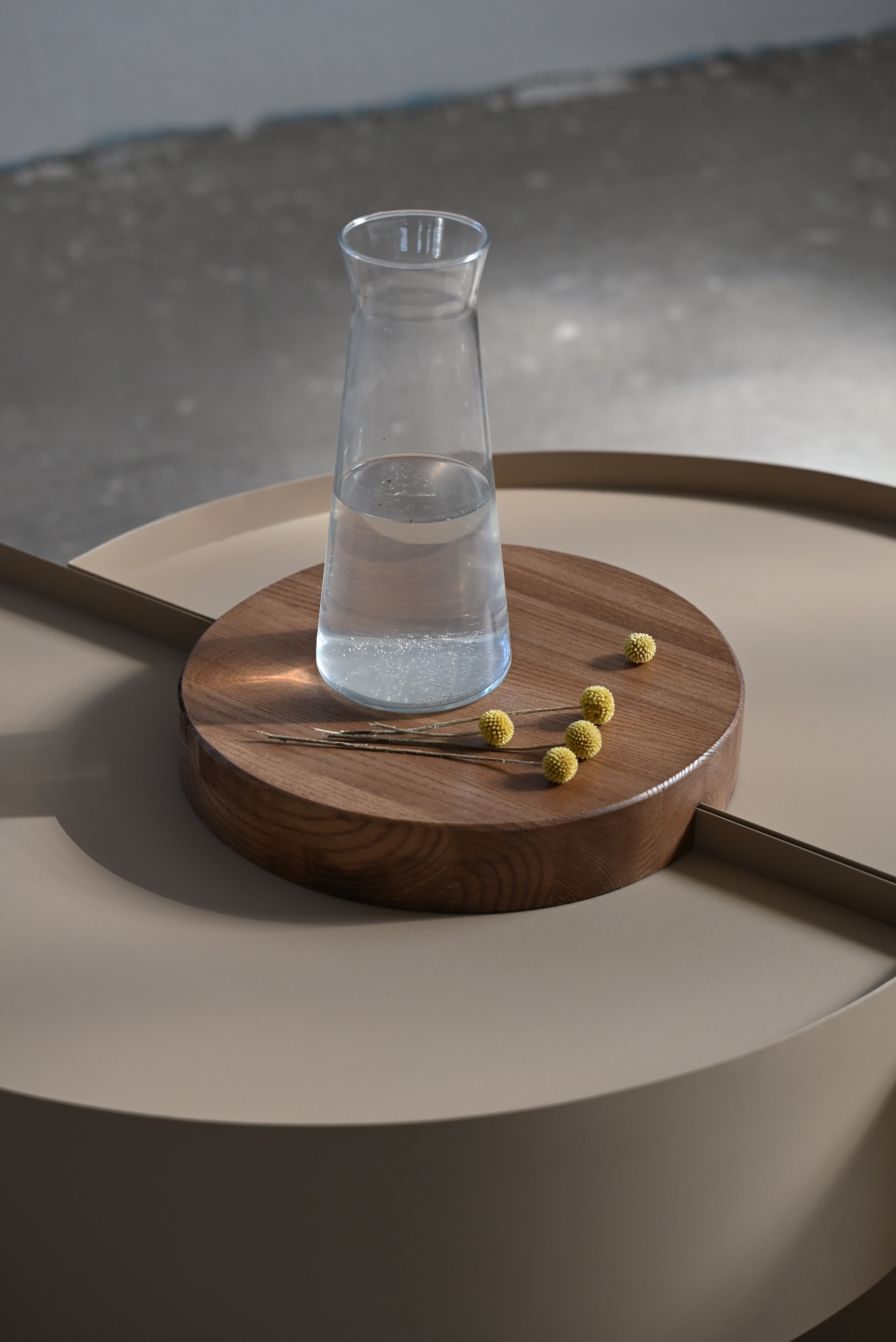 Koffietafel SUMO van staal en hout