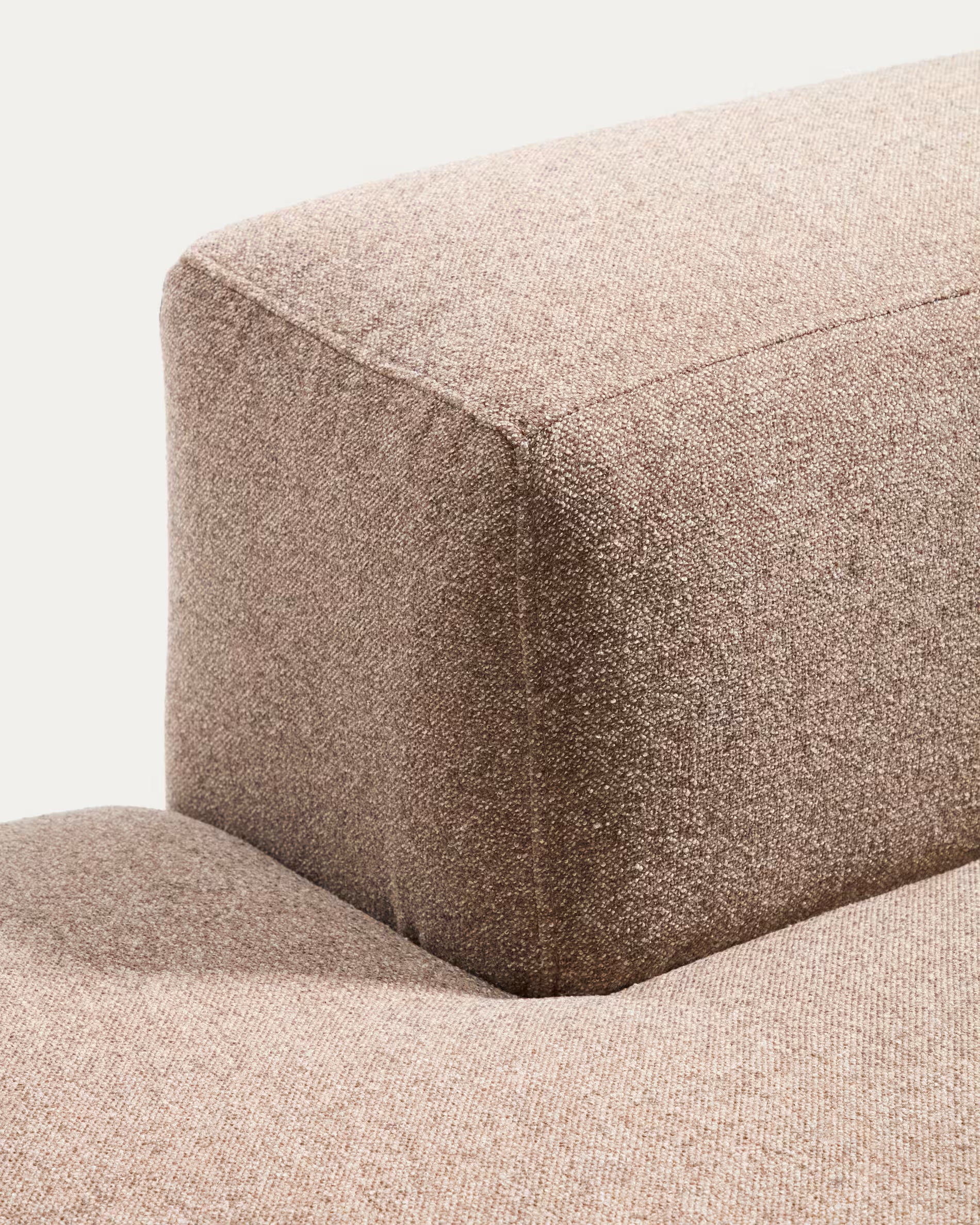 Sofa 4-osobowa BLOK jasnobrązowy szenil