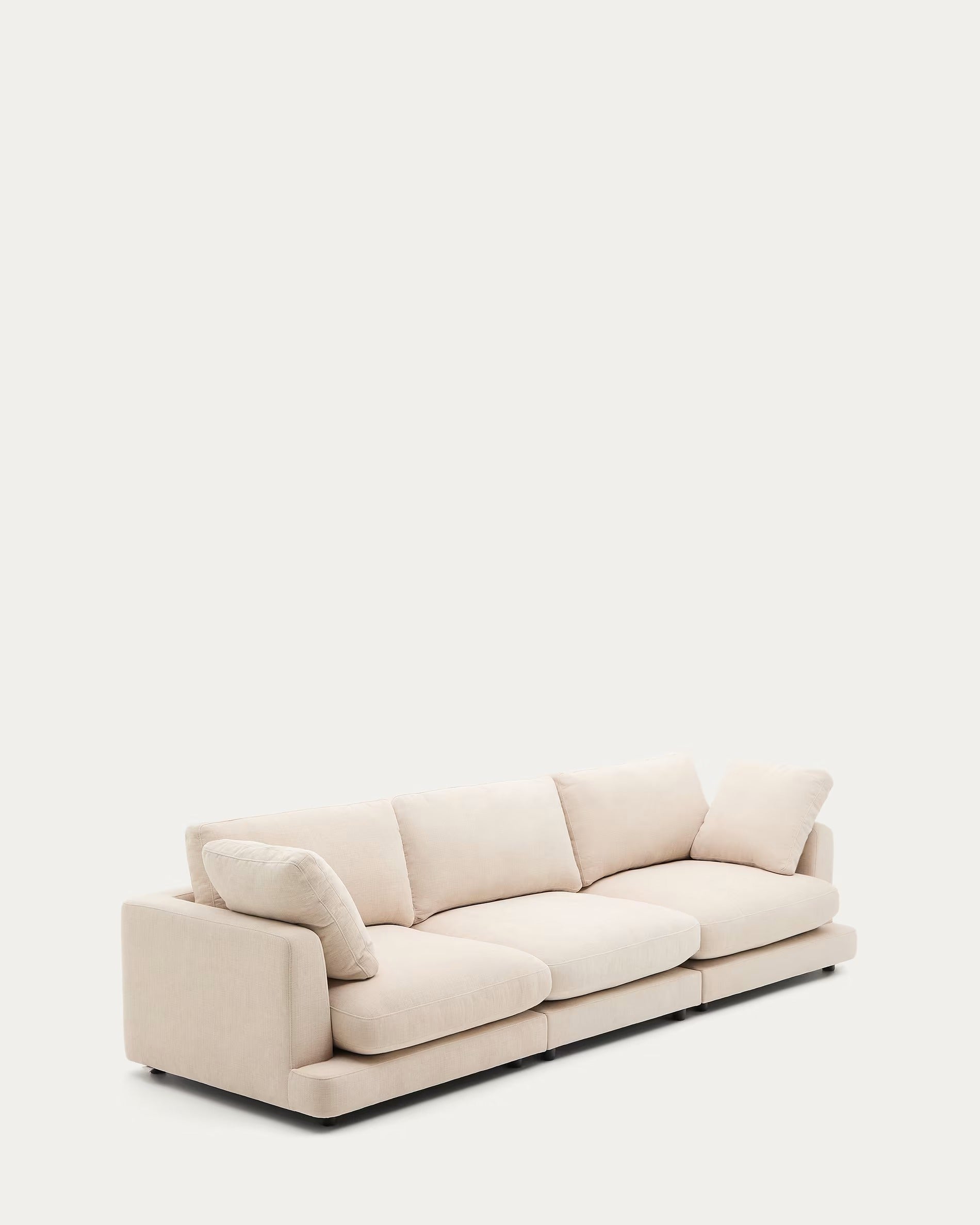 Sofa 4-persoons GALA beige chenille