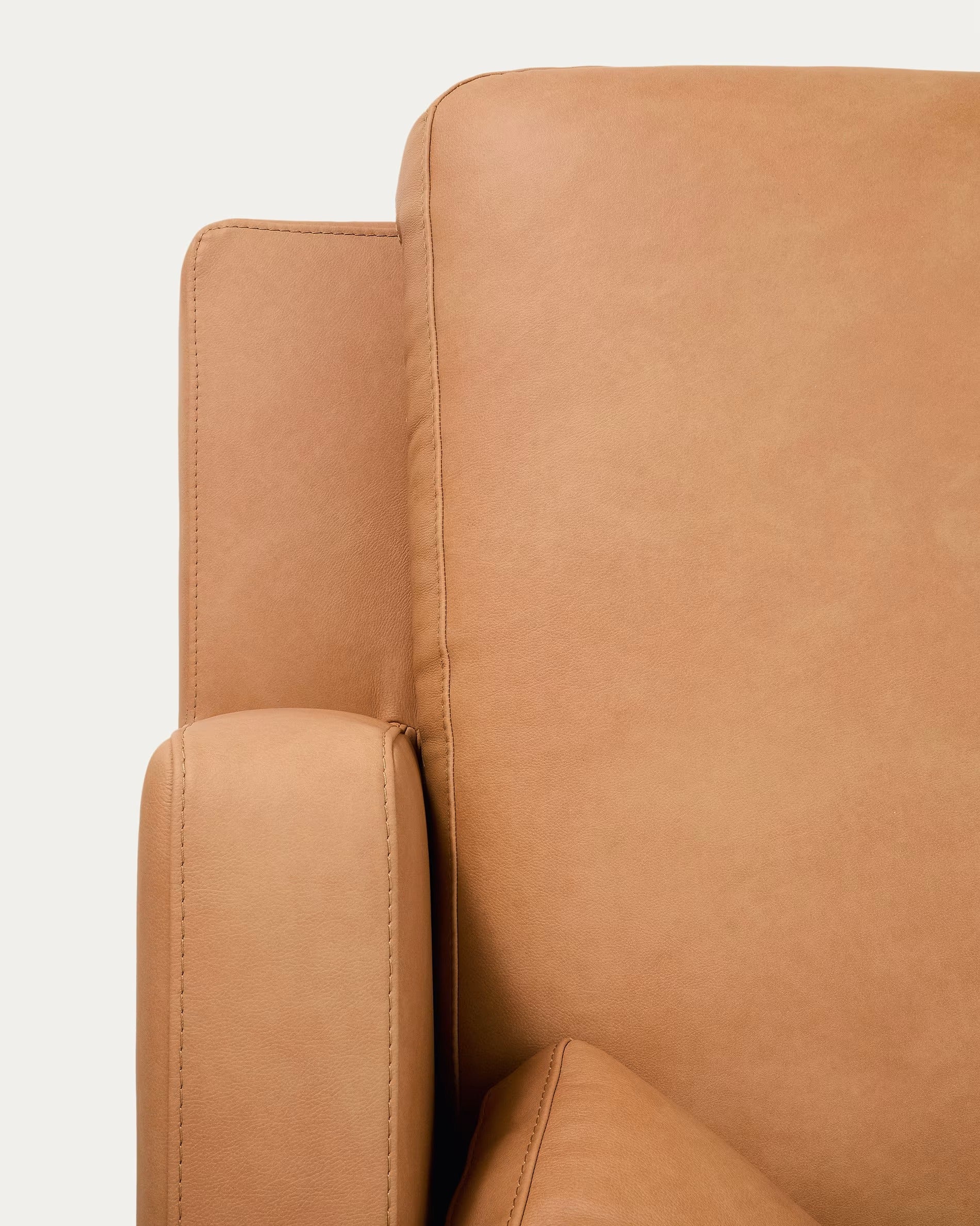 4-seater right-facing corner sofa GALA natural leather