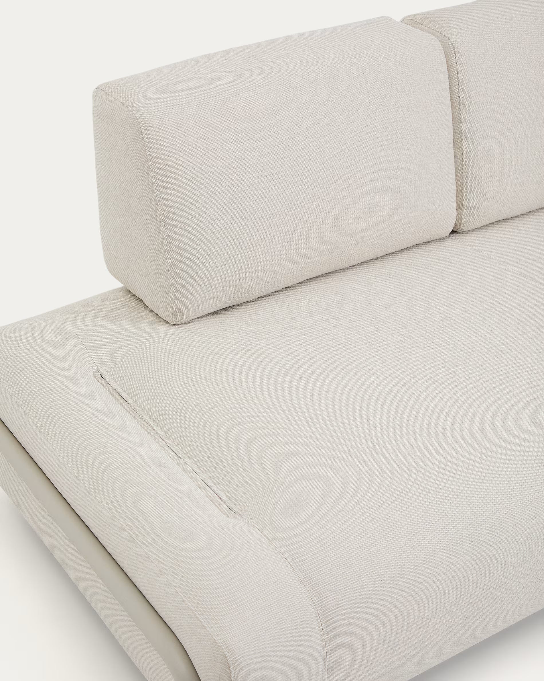 Modulaire 2-zitsbank COMPO beige met beige basis