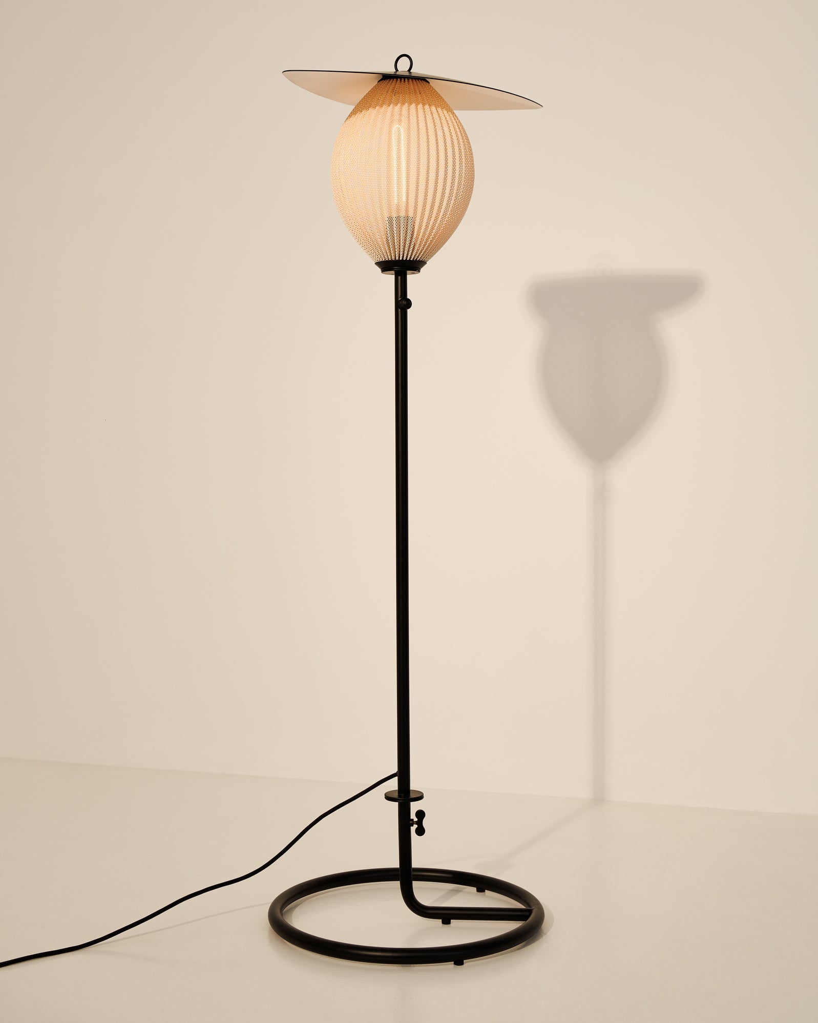 Outdoor floor lamp SATELLITE white