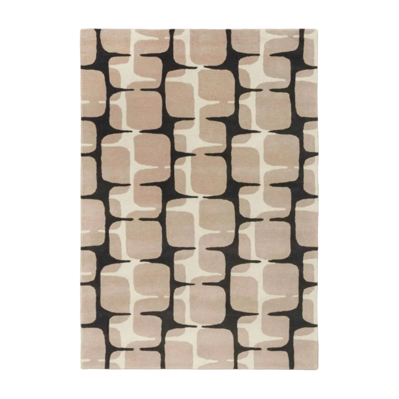 Vloerkleed GOING LOHKO SKY beige met zwart en bruin