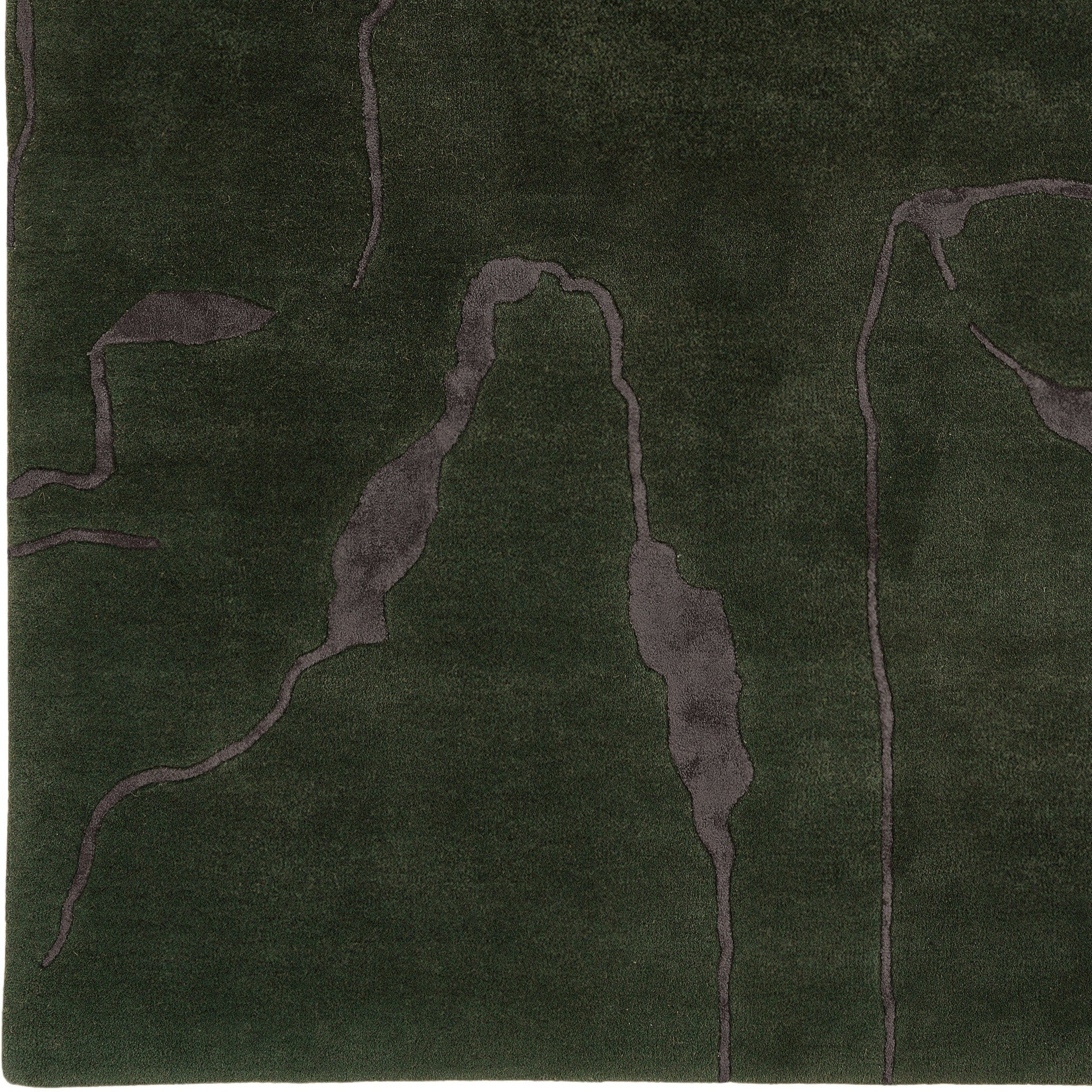 Teppich SHAPES CANYON dunkelgrün