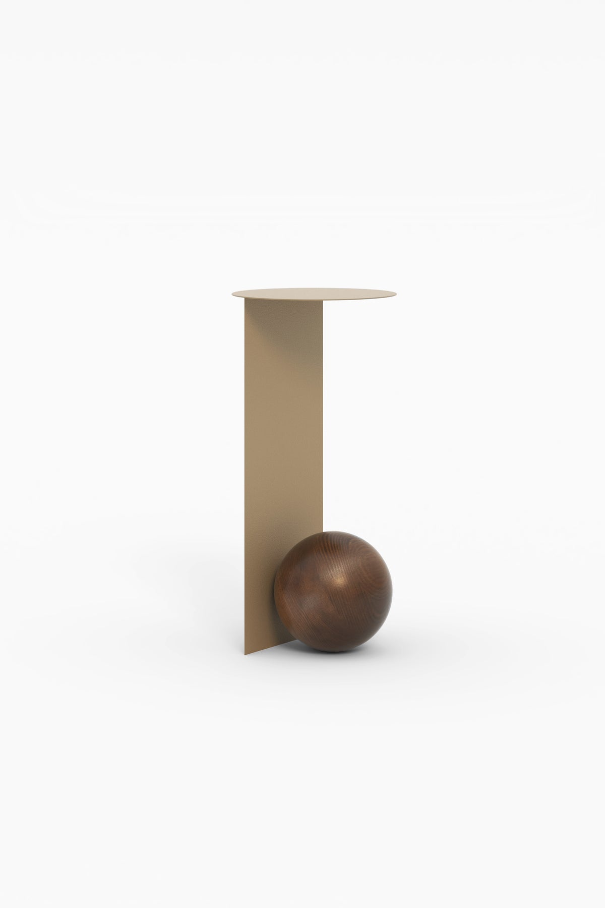 Zijtafel SION staal en hout