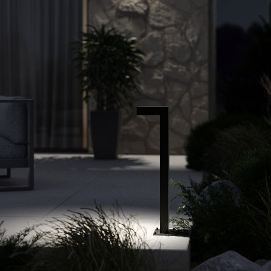 Buiten vloerlamp SLUP zwart