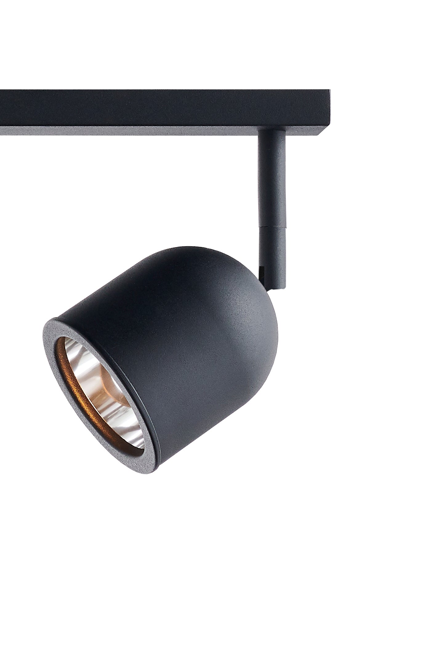 Vierpunts plafondlamp SPARK 4 zwart