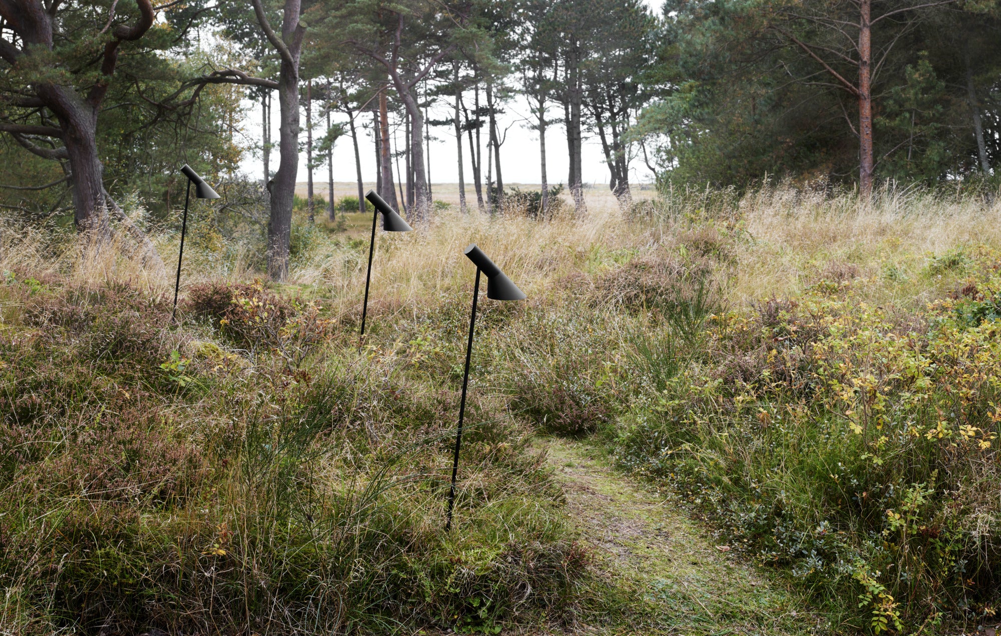 Stehende Außenlampe AJ schwarz