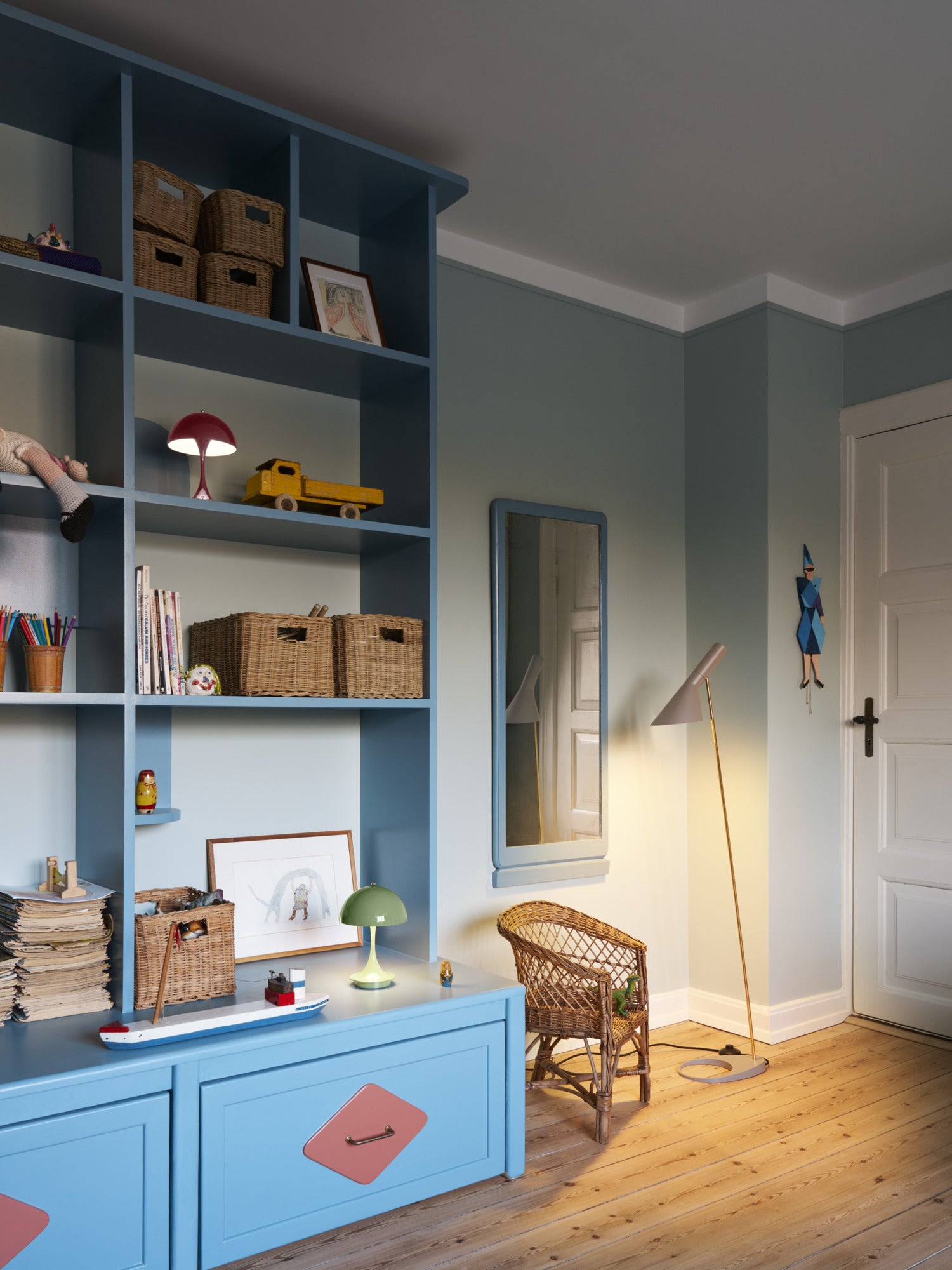 Portable lamp PANTHELLA 160 burgundy