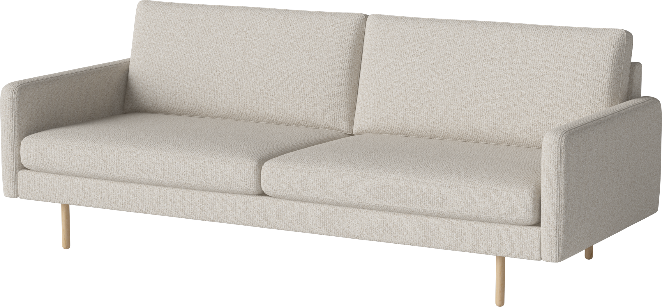 3-Personen-Sofa Scandinavia Remix-Basis aus gebleichten Eichenholz