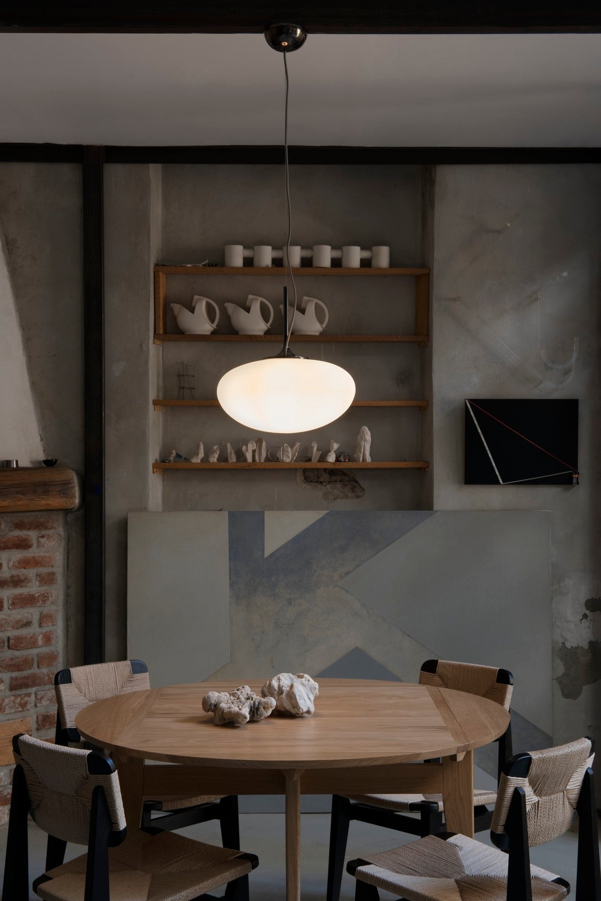 Extendable table B-TABLE walnut wood