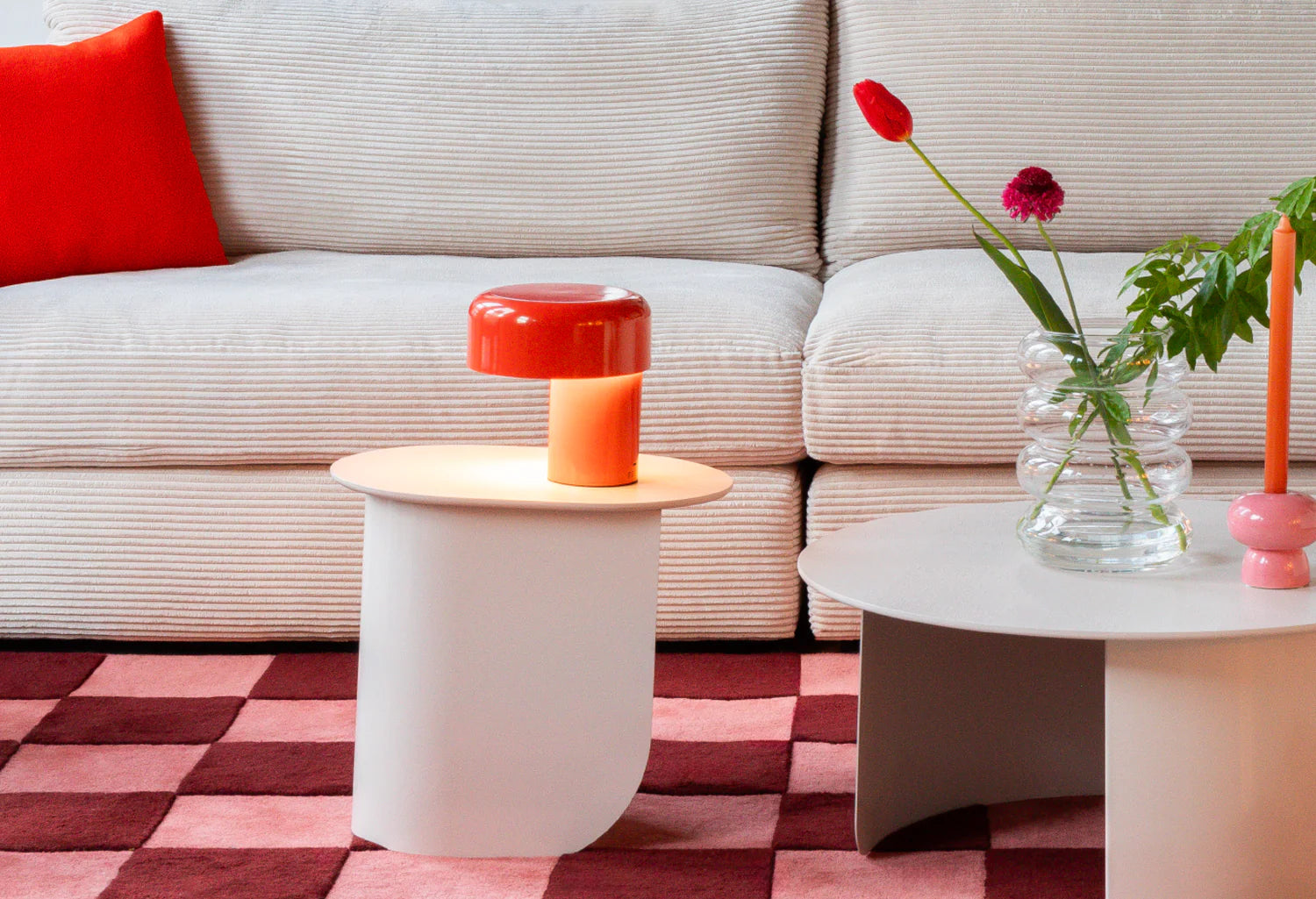 Tafellamp SCOOP verchroomd